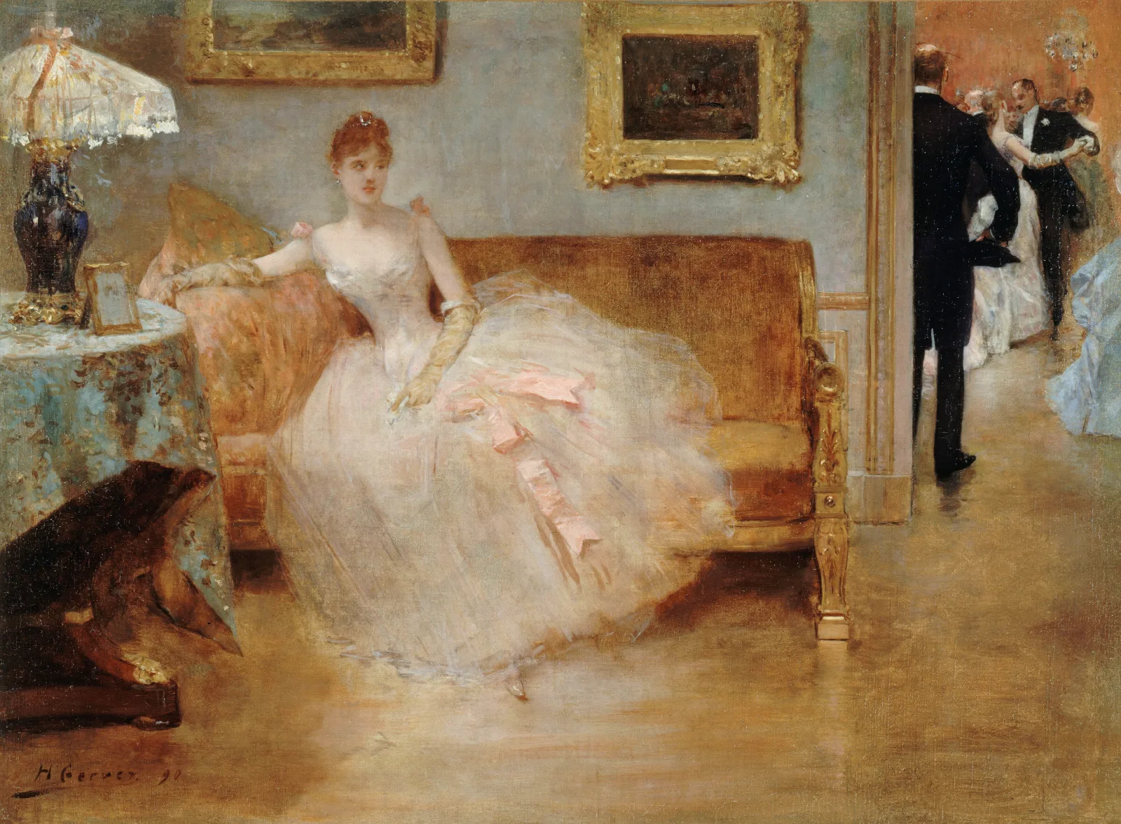 Le Bal Wall Art by Henri Gervex - Canvas Print