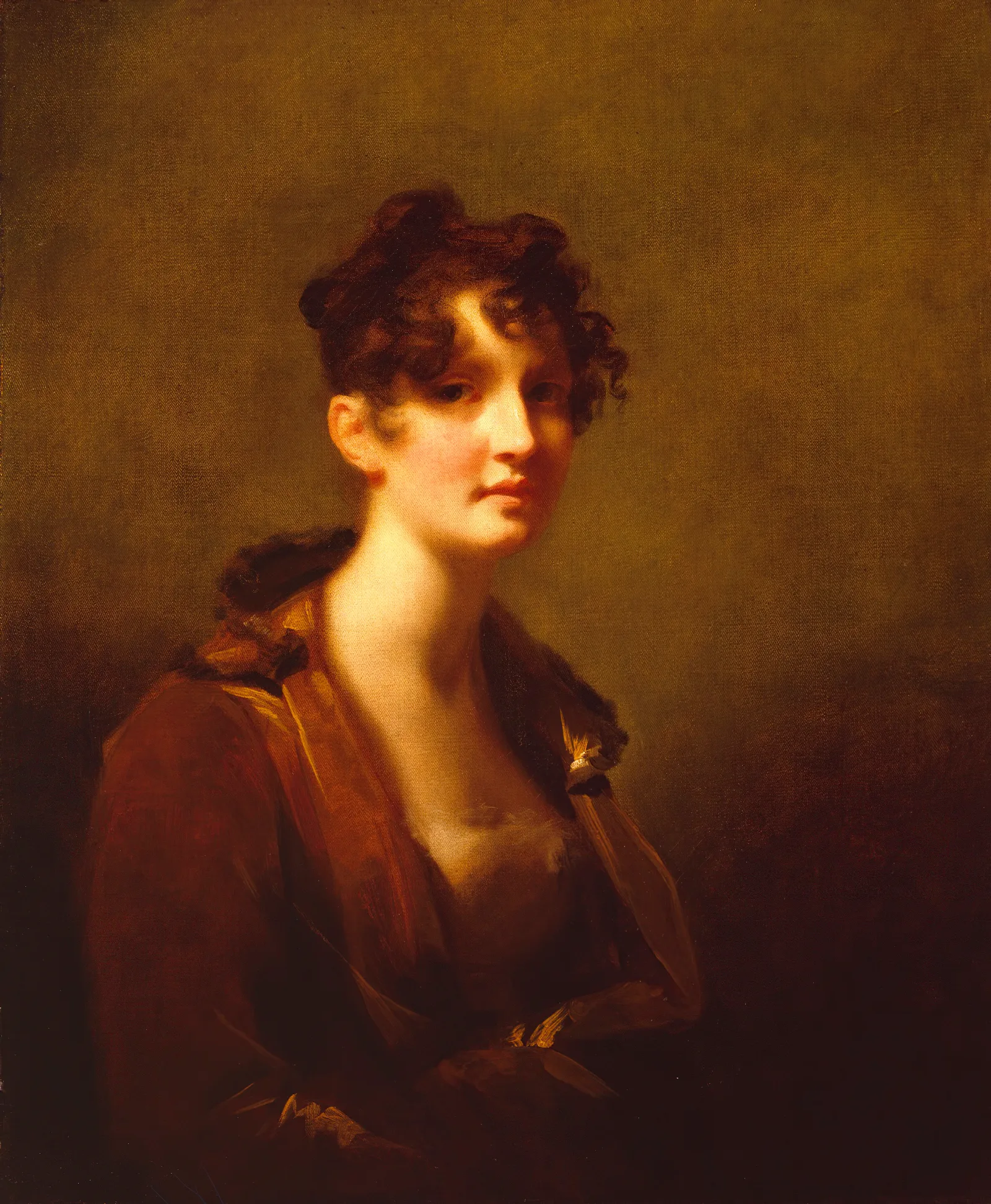 Mrs Irvine J Boswell Wall Art by Sir Henry Raeburn - Canvas Print