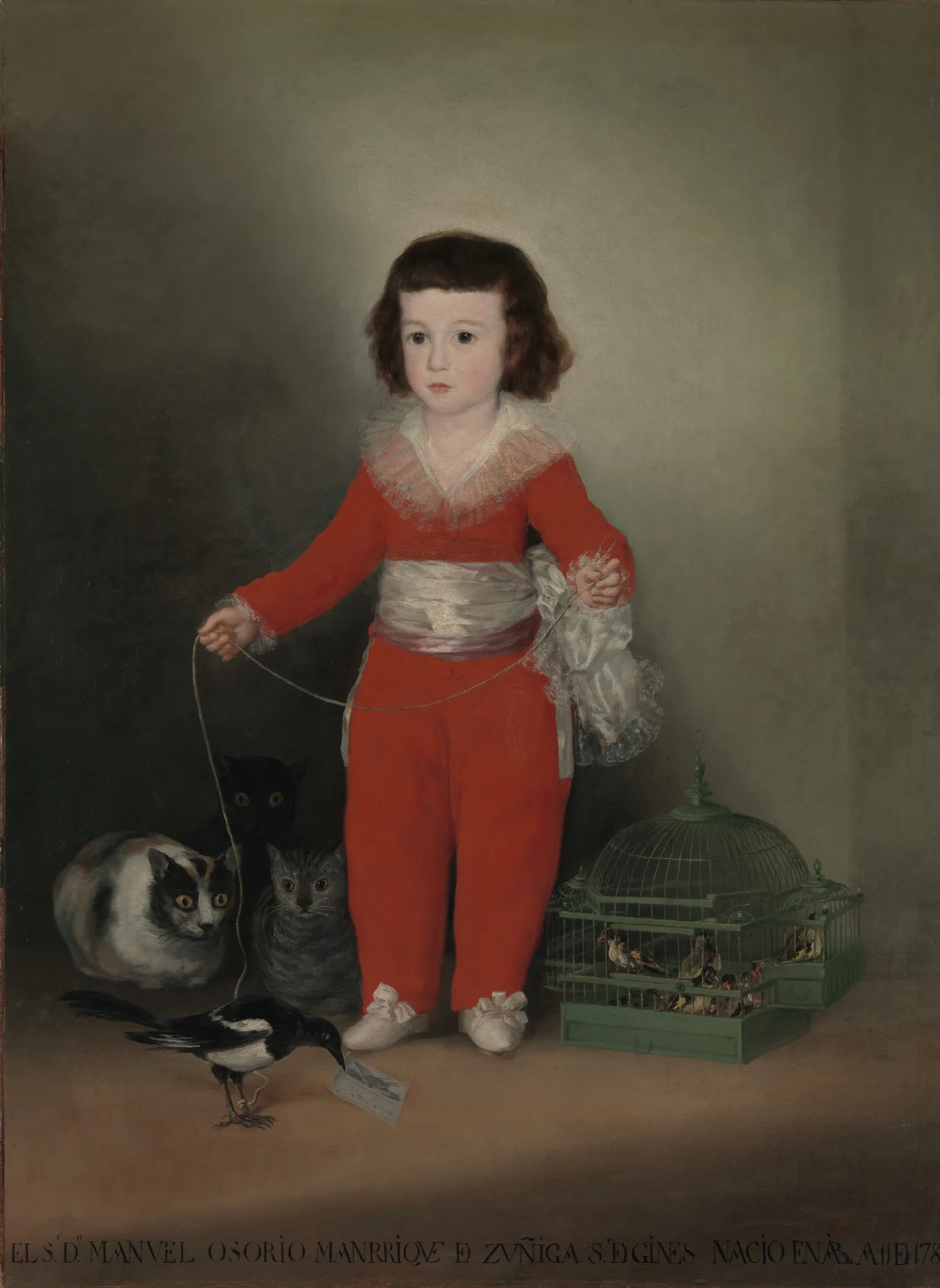 Manuel Osorio Manrique De Zuniga 1784 1792 Wall Art by Francisco de Goya - Canvas Print