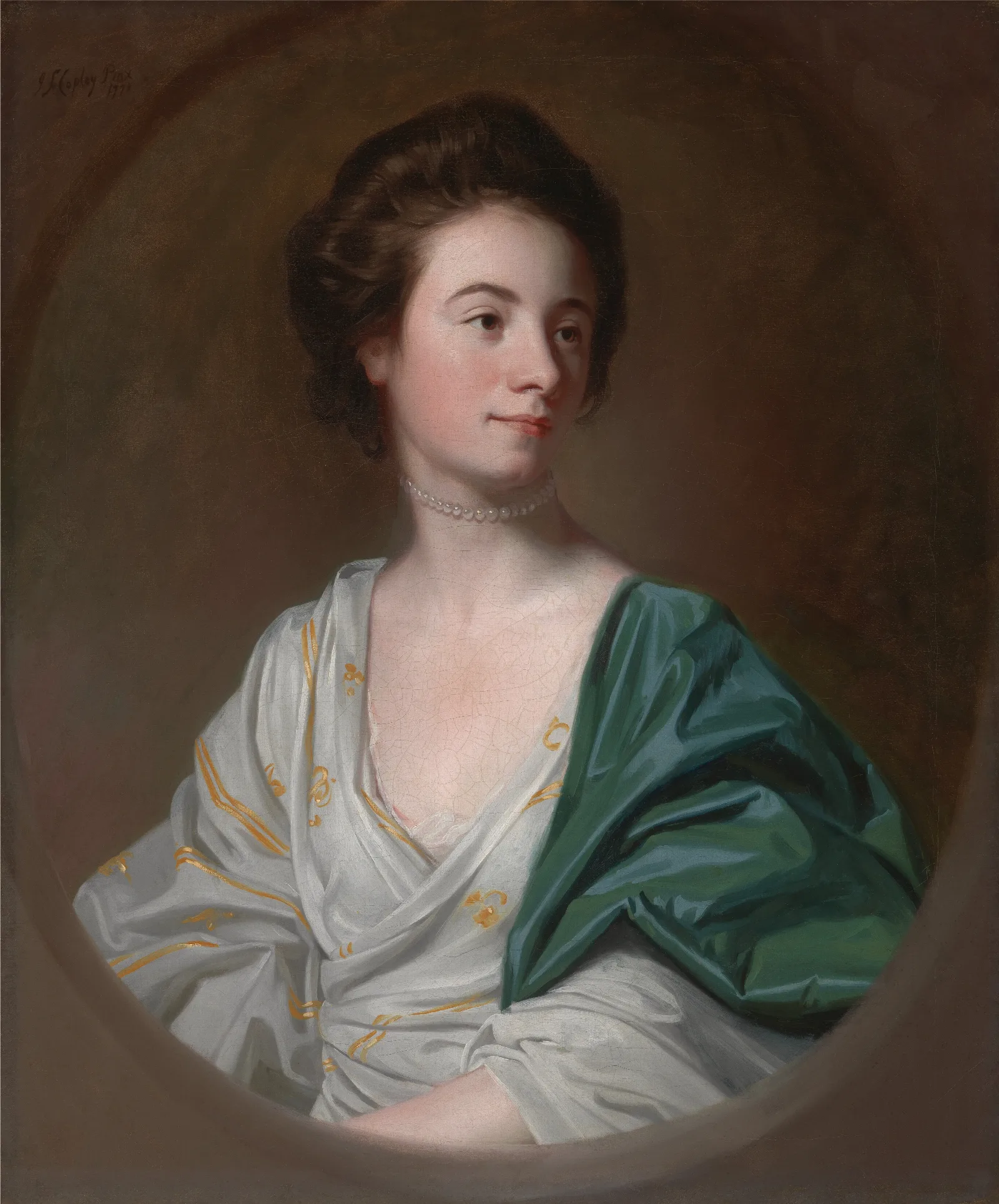 Mrs Robert Hyde Wall Art by John Singleton Copley - Canvas Print