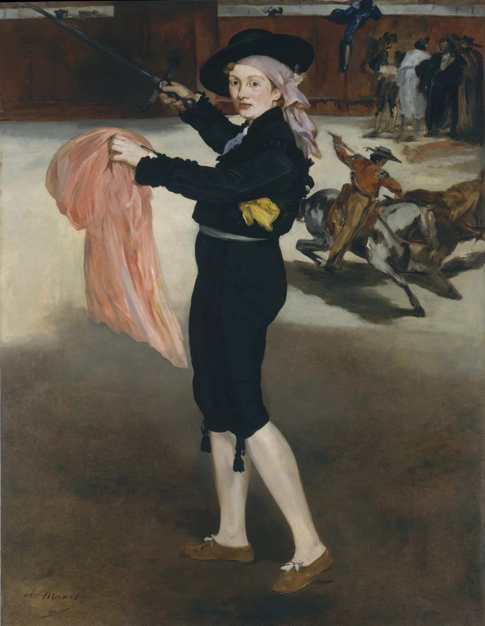 Mademoiselle V In The Costume Of An Espada Wall Art by Édouard Manet - Canvas Print
