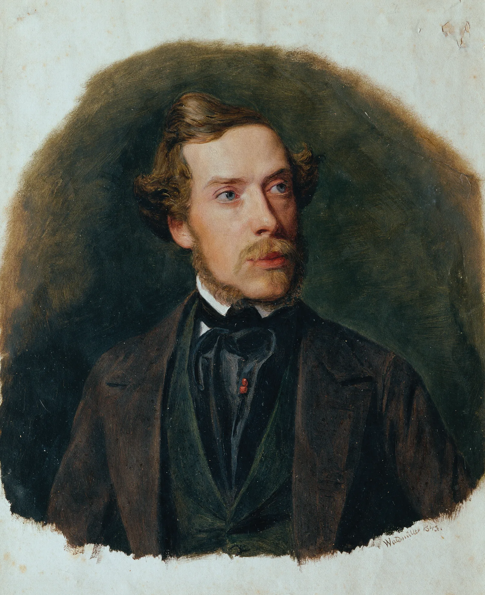 Gustav Barth Chormeister Des Wiener Mannergesangsvereins Wall Art by Ferdinand Georg Waldmüller - Canvas Print