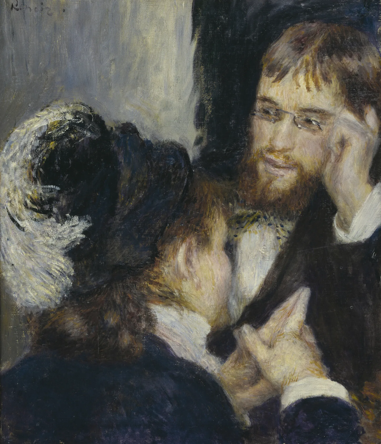 Conversation 5 Wall Art by Pierre-Auguste Renoir - Canvas Print