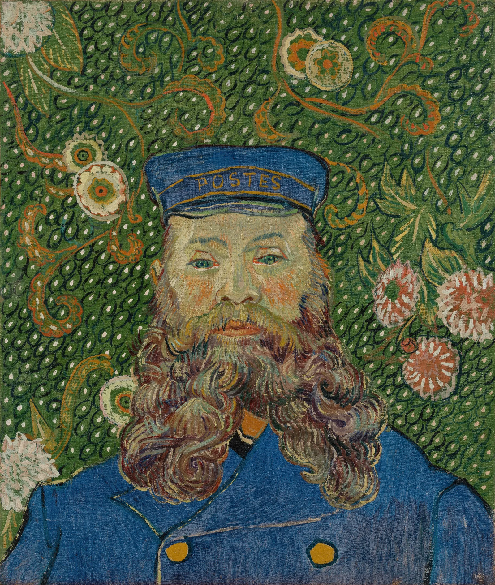 Portrait Of Joseph Roulin 2 Wall Art by Vincent van Gogh - Canvas Print