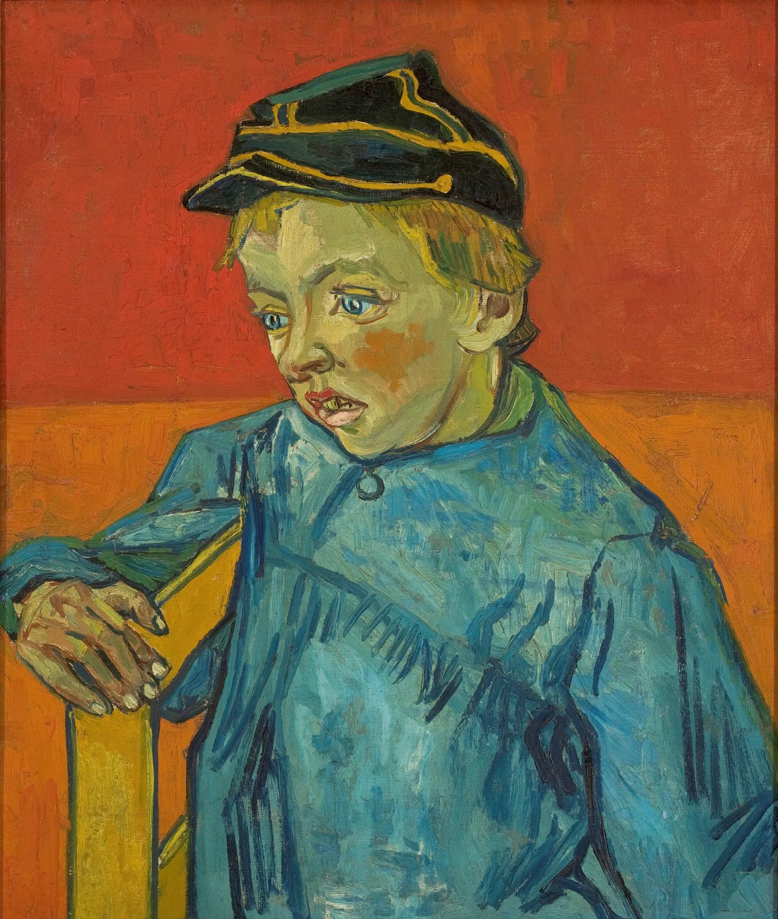 The Schoolboy Camille Roulin Wall Art by Vincent van Gogh - Canvas Print