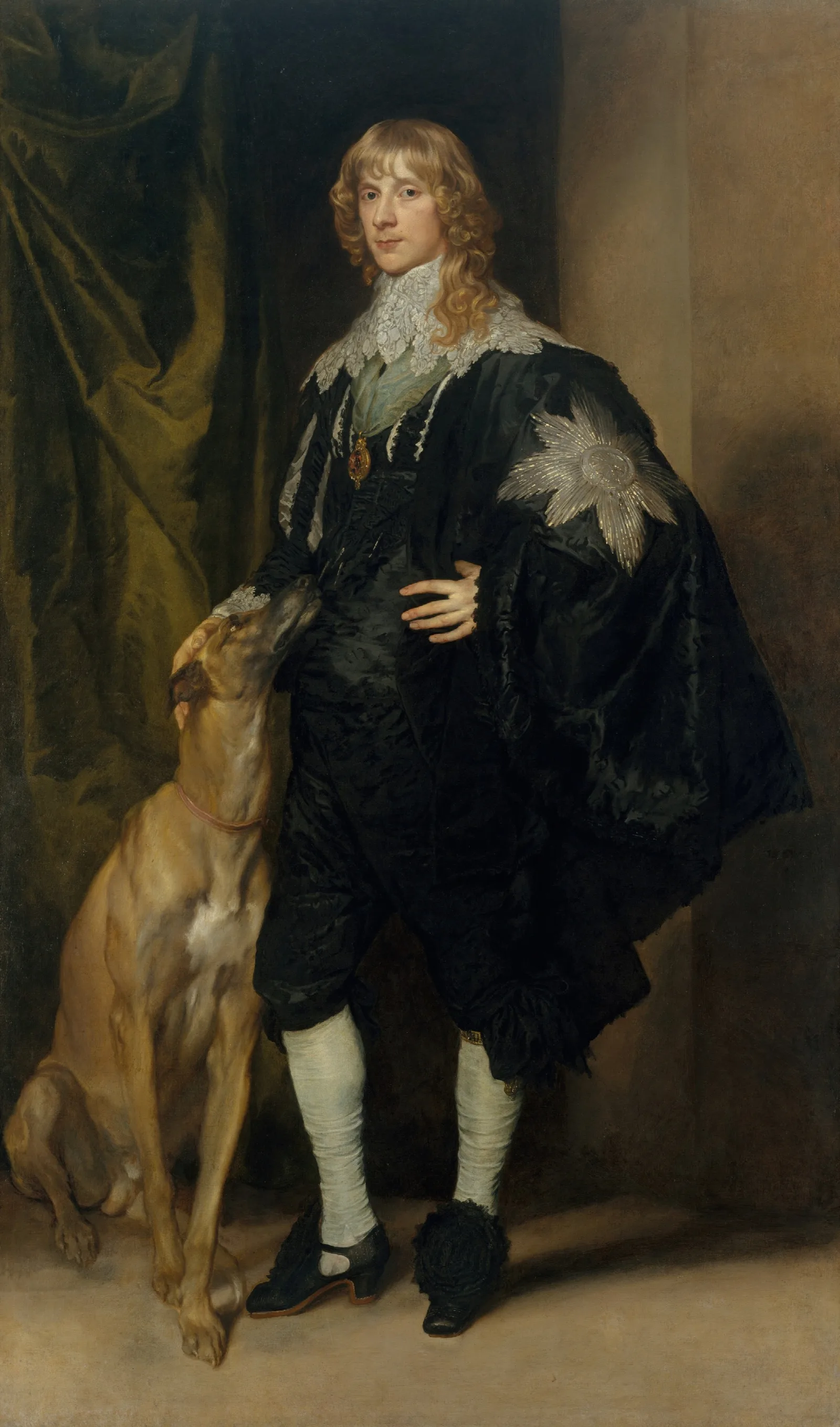 James Stuart 1612 1655 Duke Of Richmond And Lennox Wall Art by Anthony van Dyck - Canvas Print