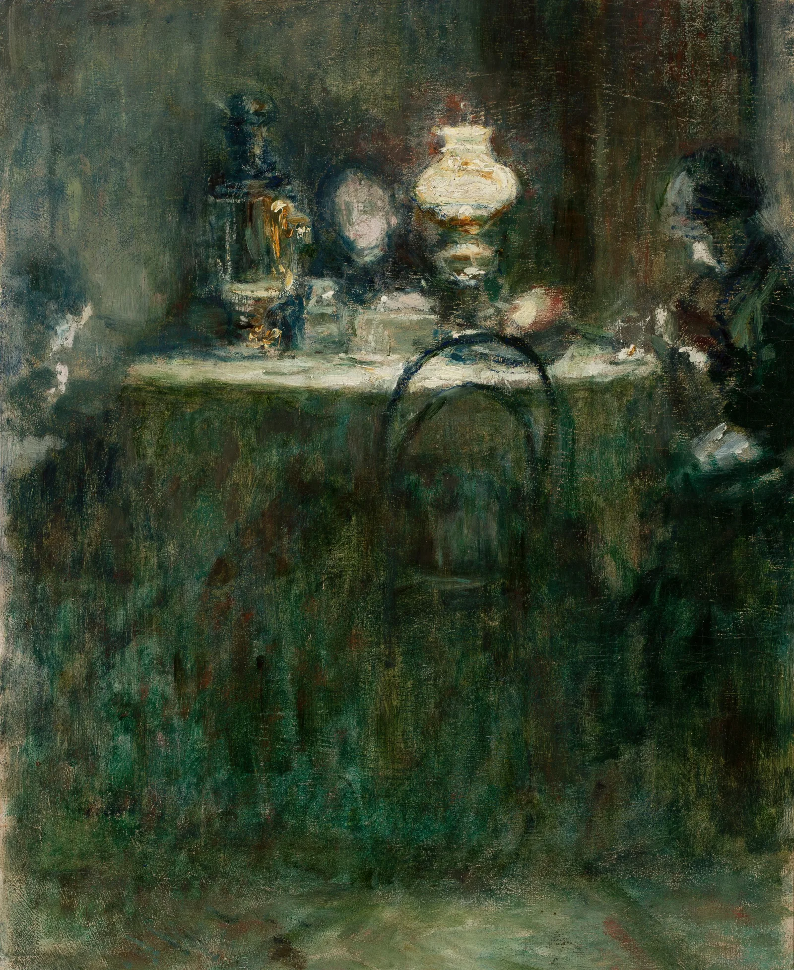 By The Lamp Wall Art by Józef Pankiewicz - Canvas Print