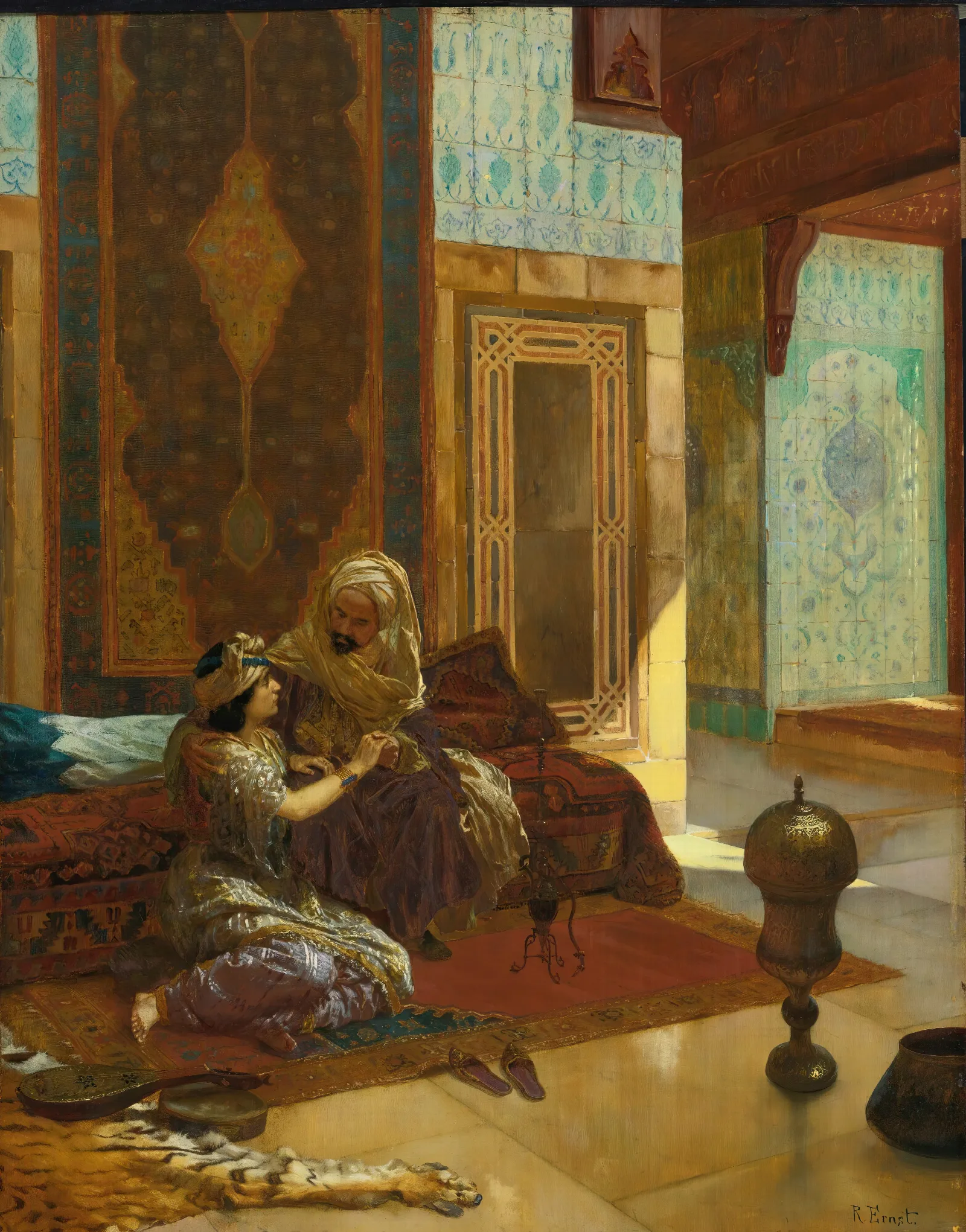 La Favorite Wall Art by Rudolf Ernst - Canvas Print