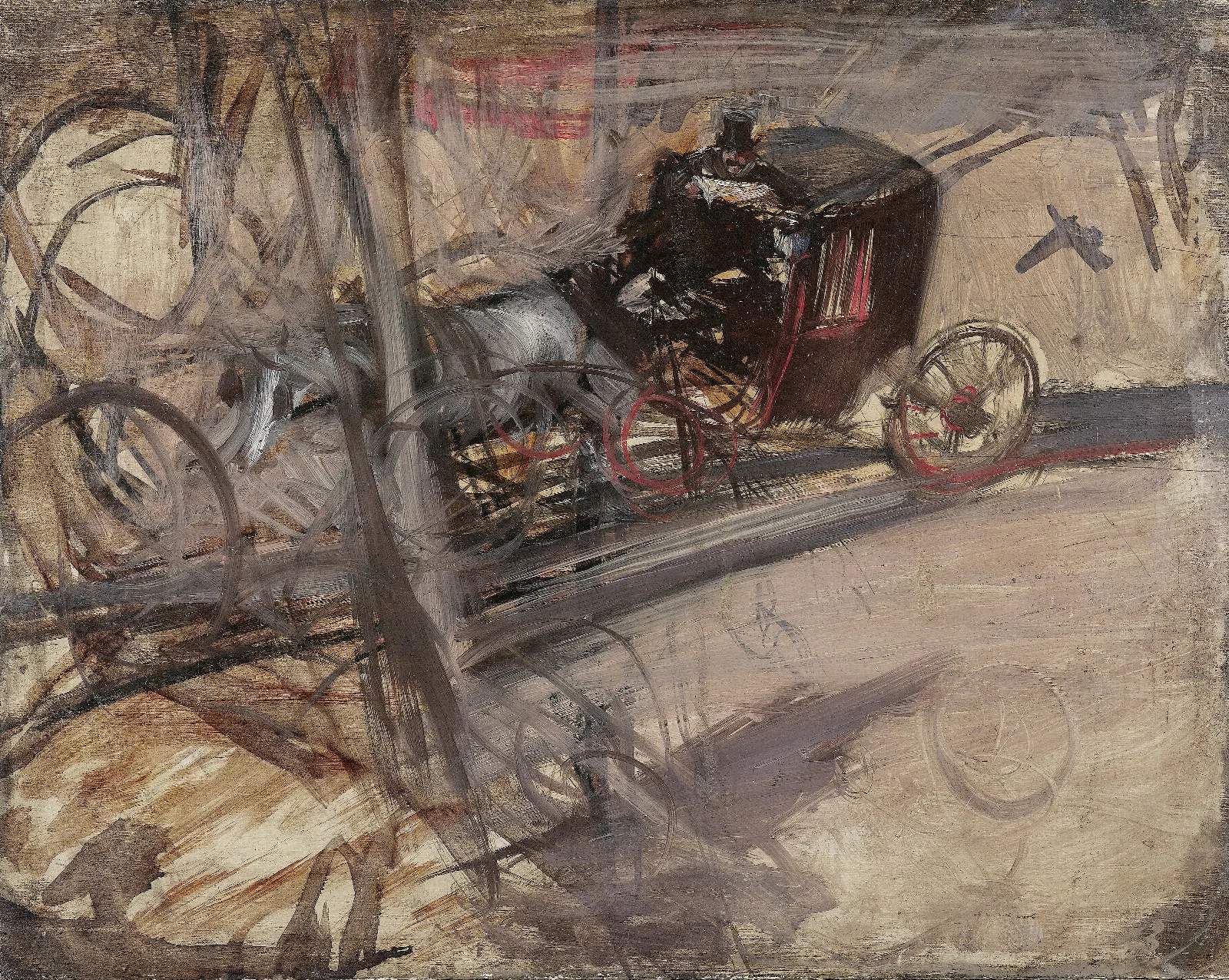 Der Kutscher Wall Art by Giovanni Boldini - Canvas Print