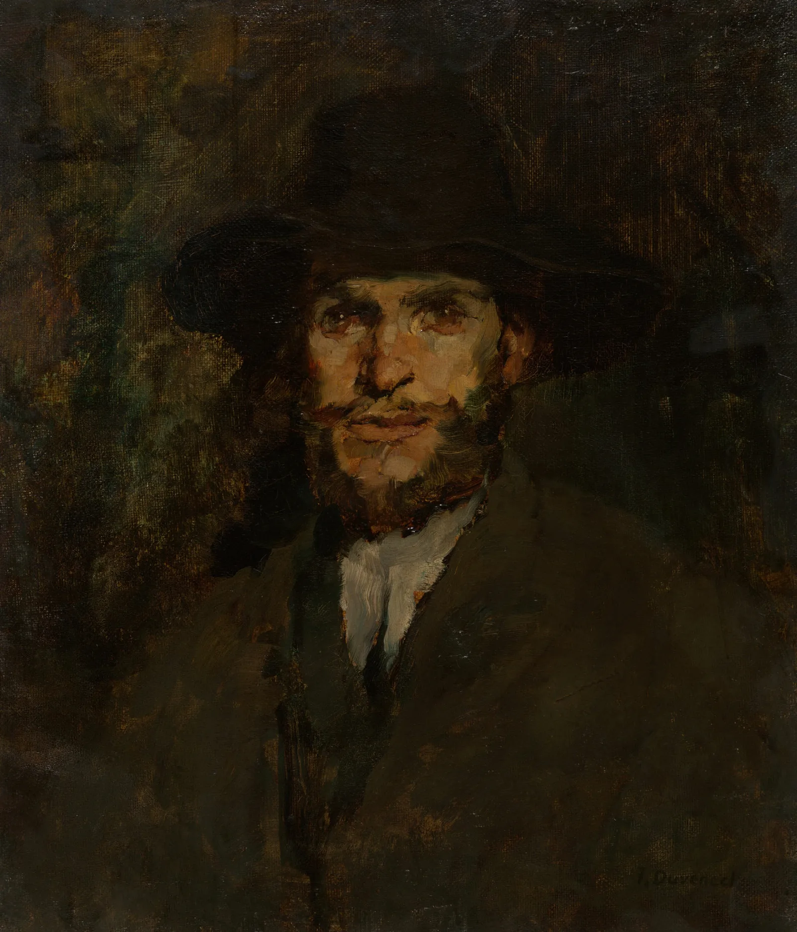 J Frank Currier 1843 1909 Wall Art by Frank Duveneck - Canvas Print