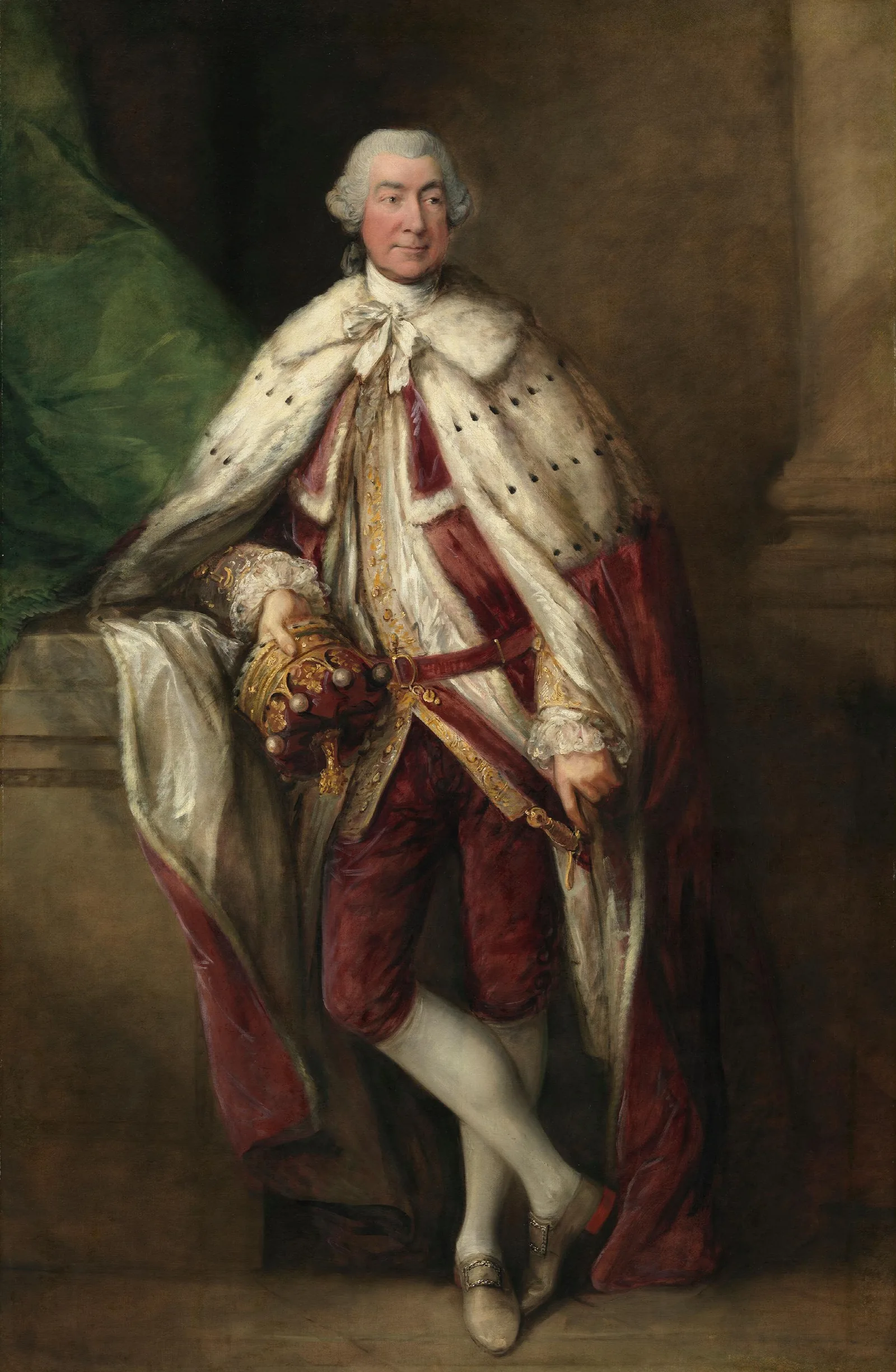 James 8 Earl Of Abercorn Wall Art by Thomas Gainsborough - Canvas Print