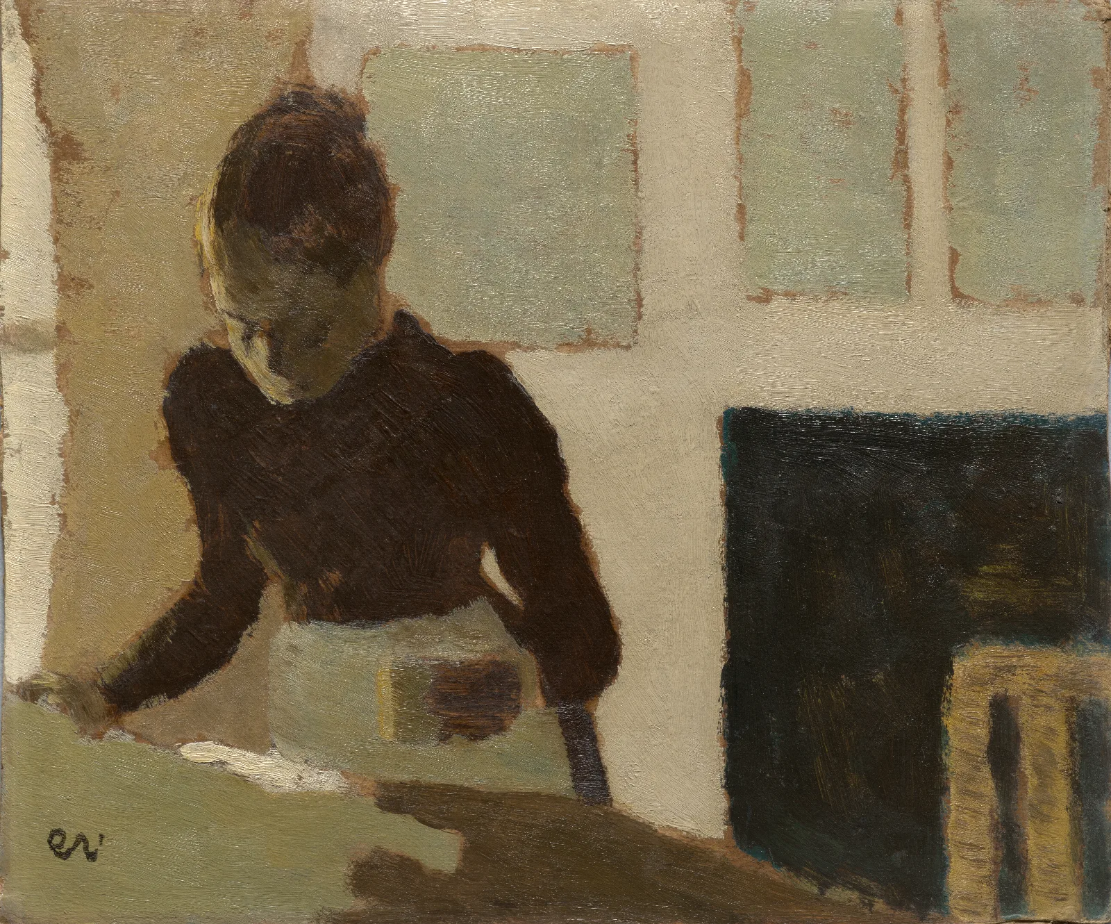 Laundress Wall Art by Édouard Vuillard - Canvas Print