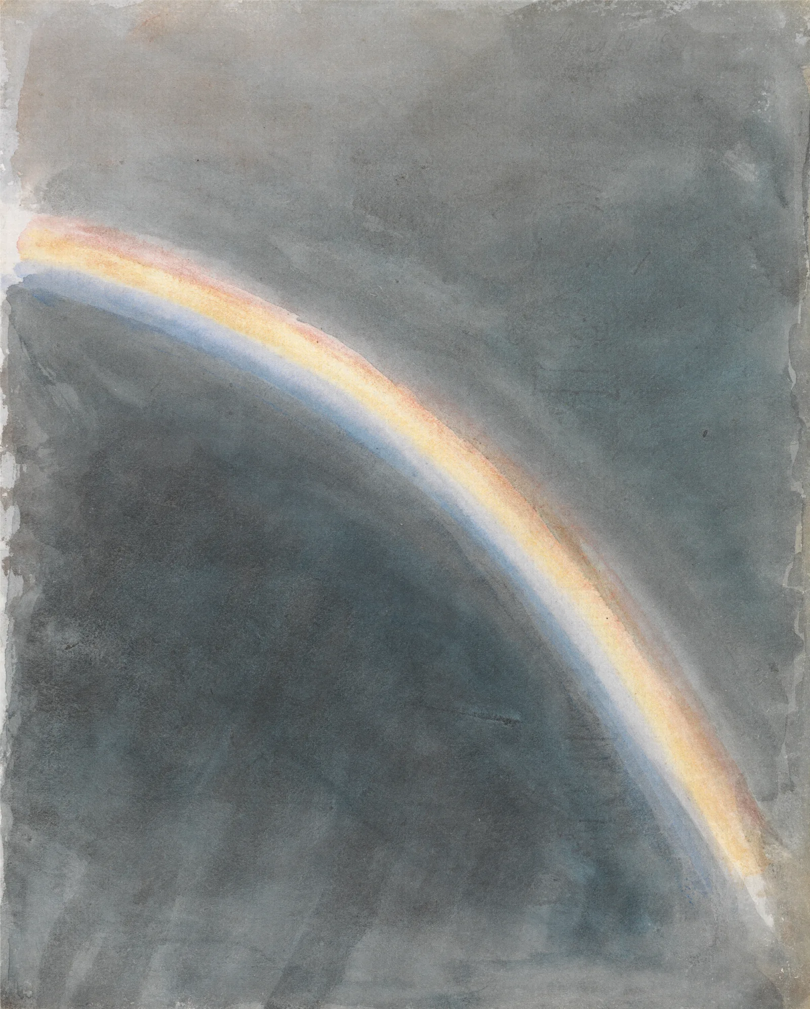 Sky Study With Rainbow Wall Art by John Constable - Canvas Print