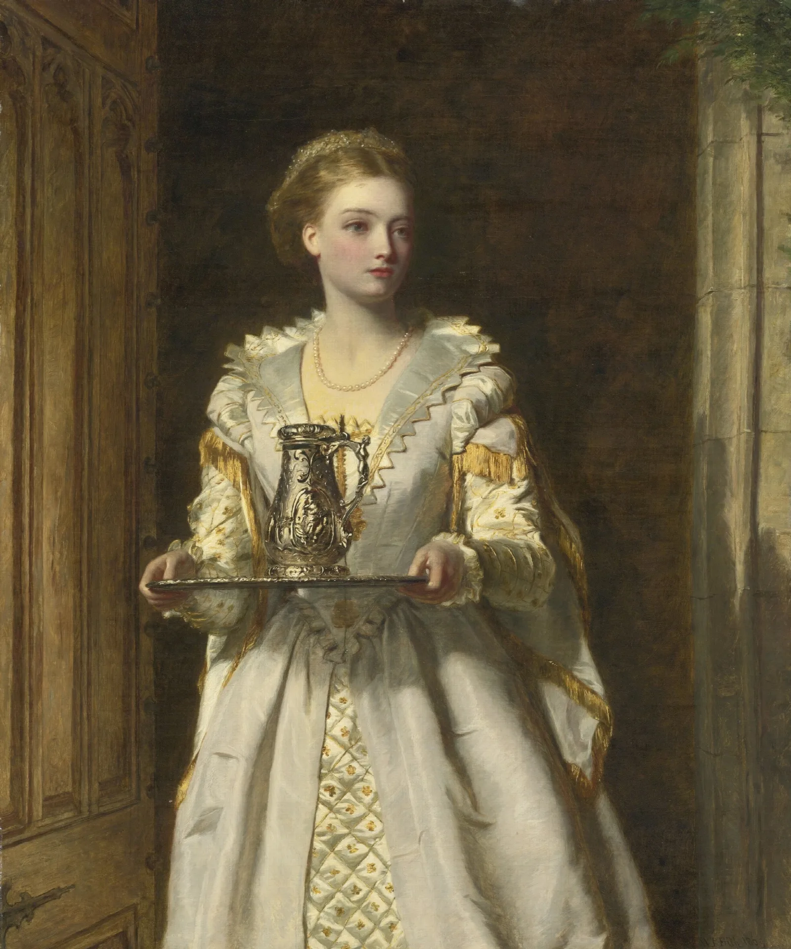 Gabrielle Destrees Wall Art by William Powell Frith - Canvas Print