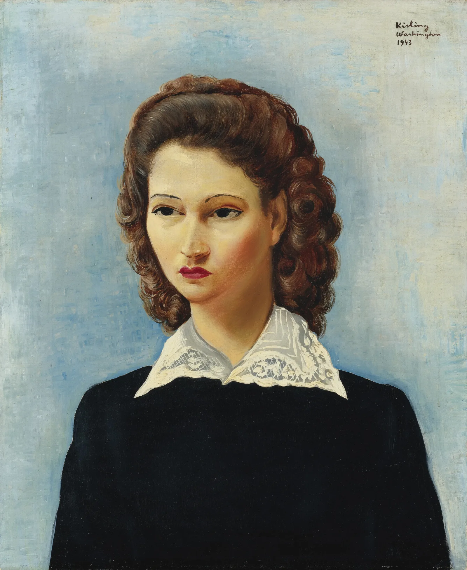 La Belle Bresilienne Wall Art by Moïse Kisling - Canvas Print