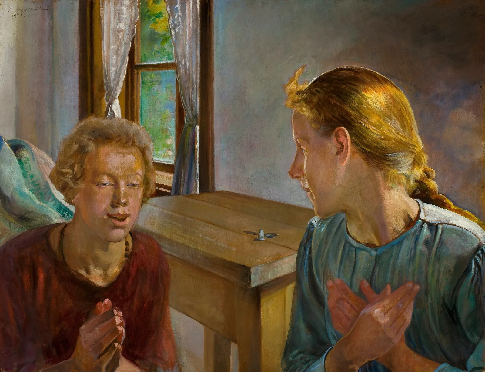 Annunciation 10 Wall Art by Jacek Malczewski - Canvas Print