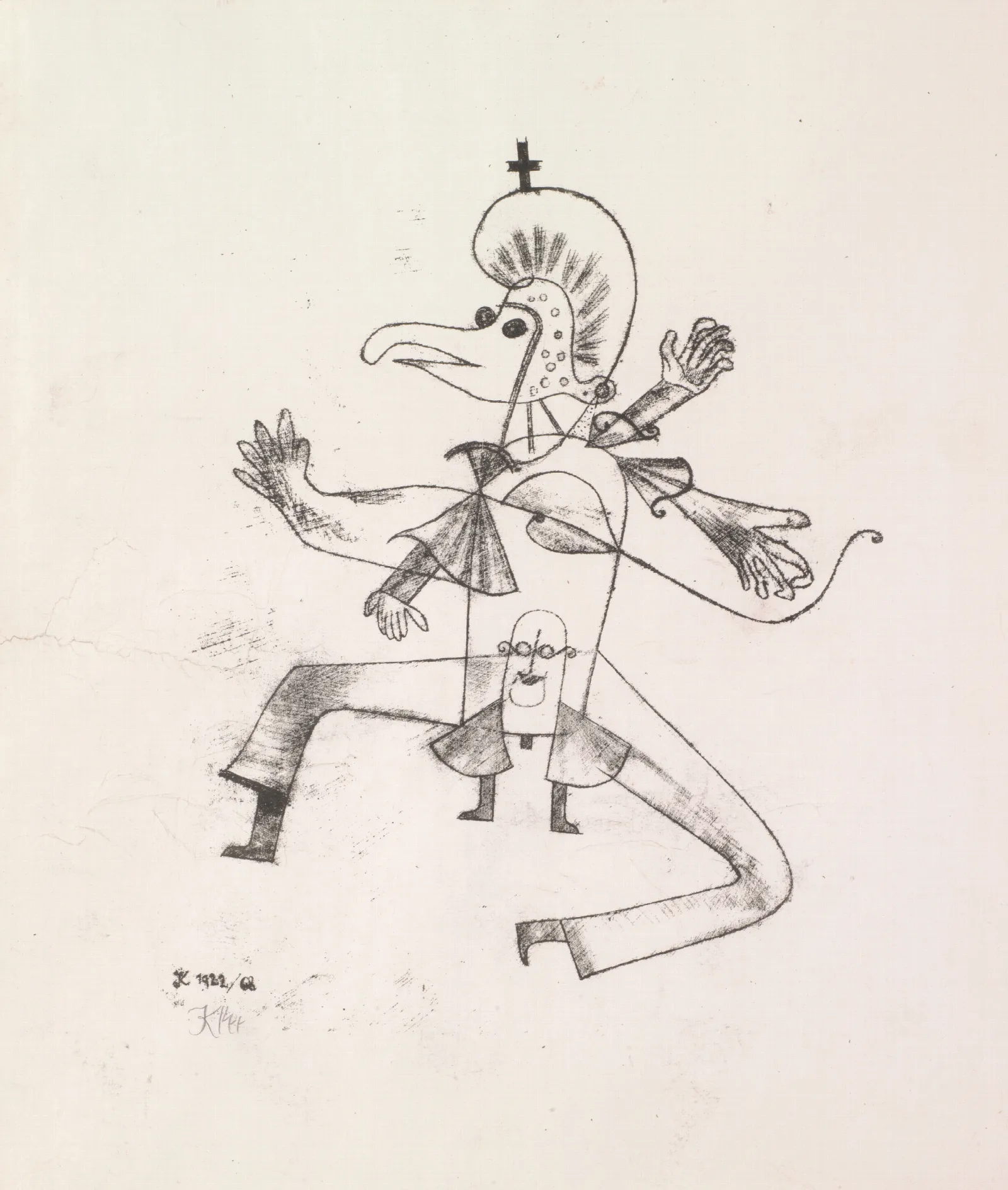 Narretei Wall Art by Paul Klee - Canvas Print