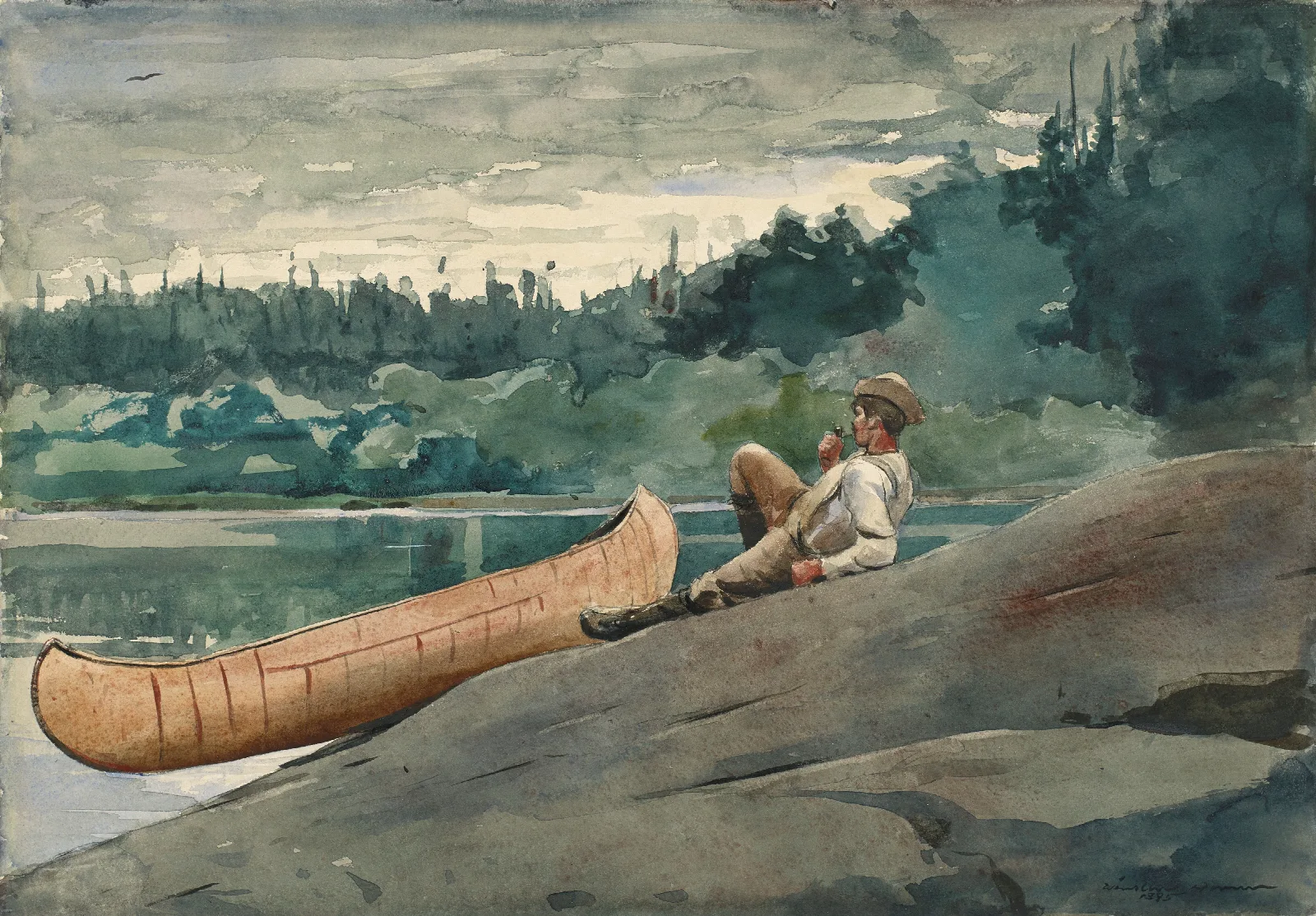 The Guide Wall Art by Winslow Homer - Canvas Print