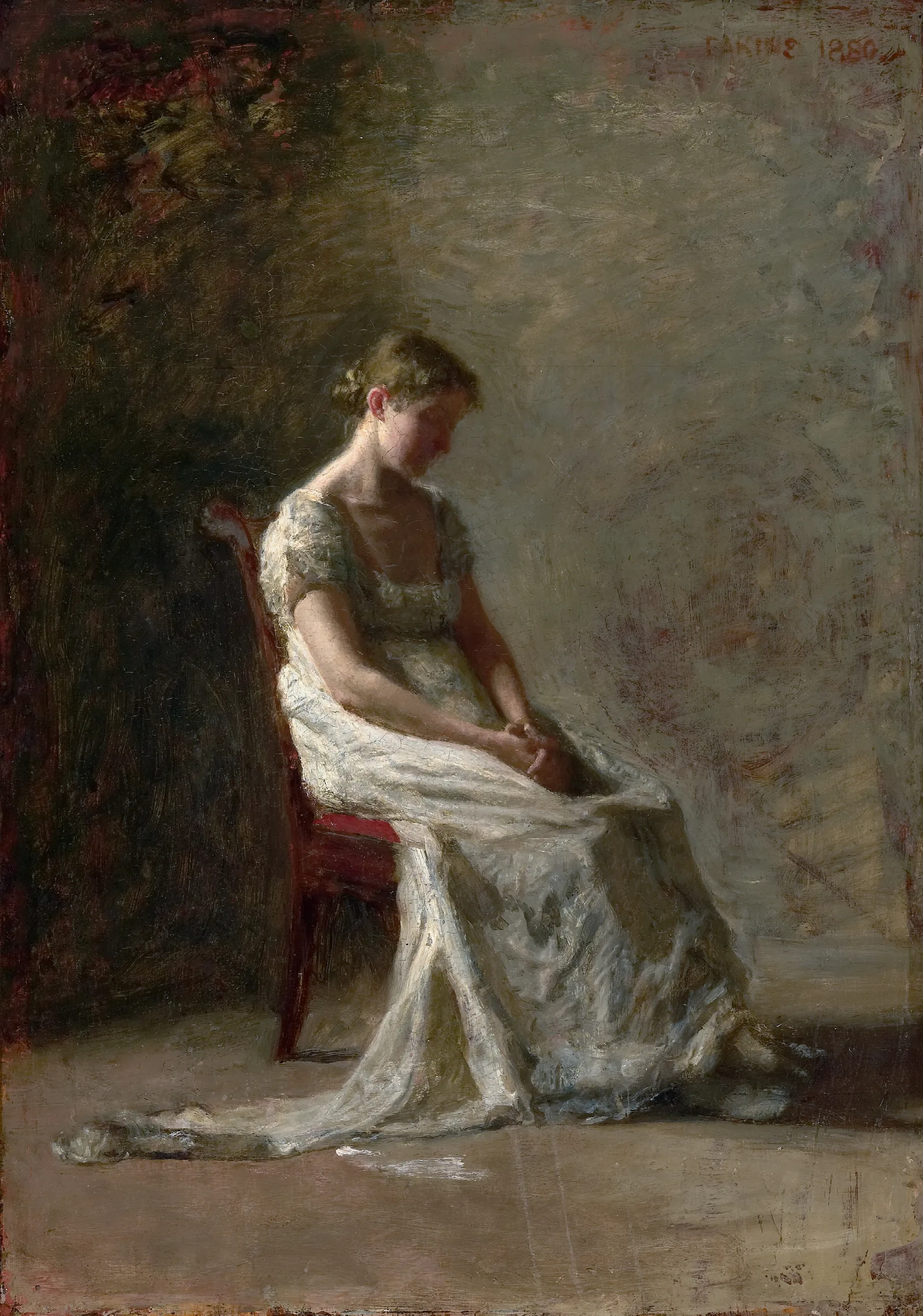 Retrospection Wall Art by Thomas Eakins - Canvas Print