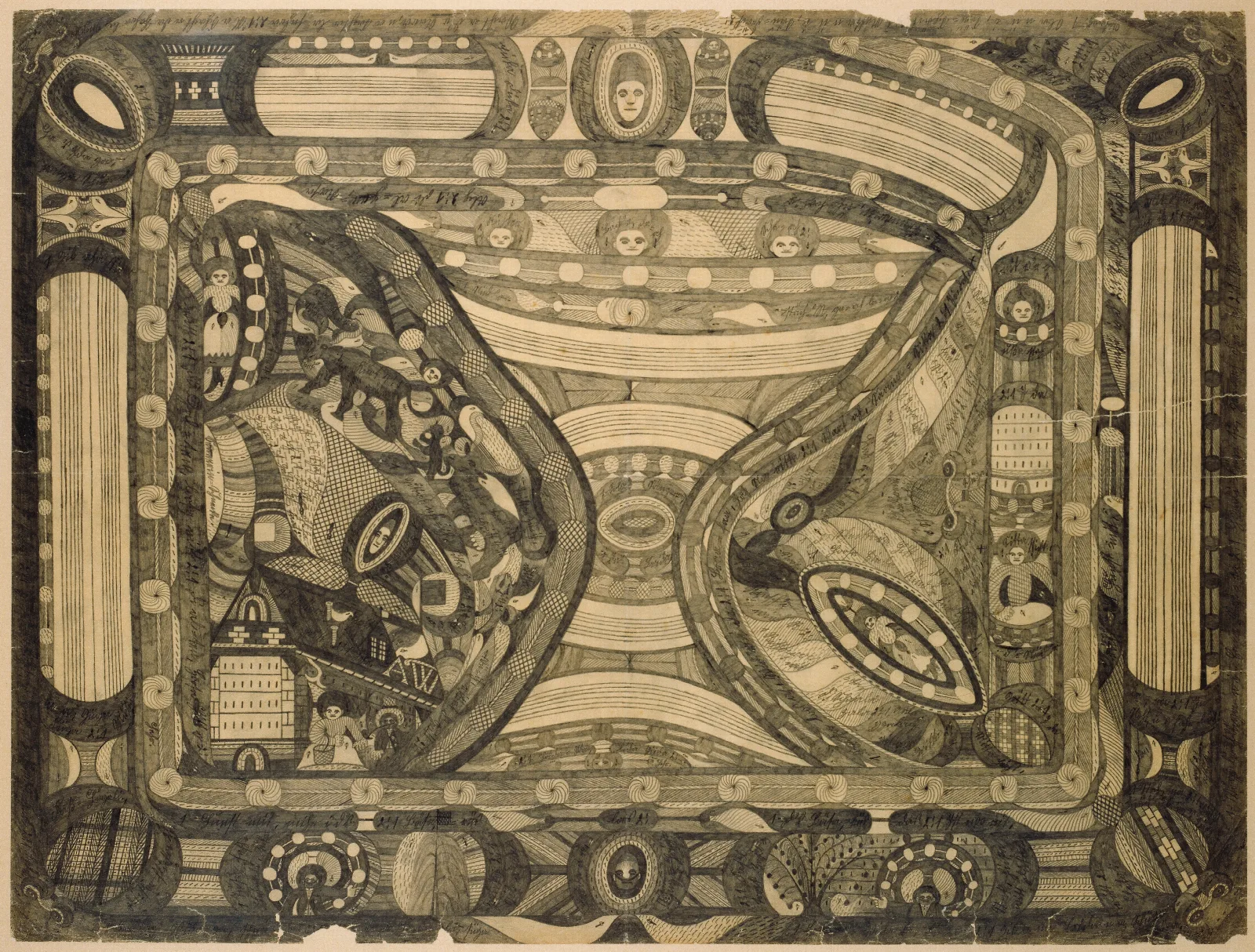 Rosalindalina Solosangara Wall Art by Adolf Wölfli - Canvas Print