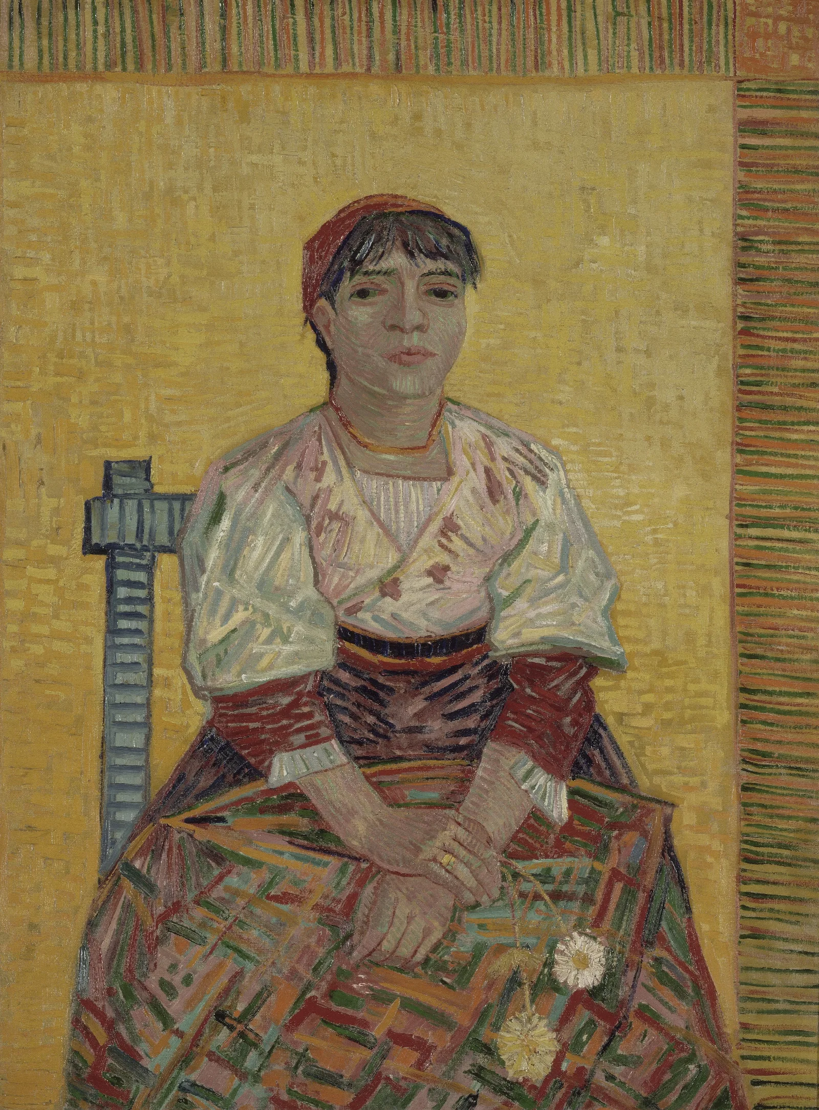 The Italian Woman Wall Art by Vincent van Gogh - Canvas Print