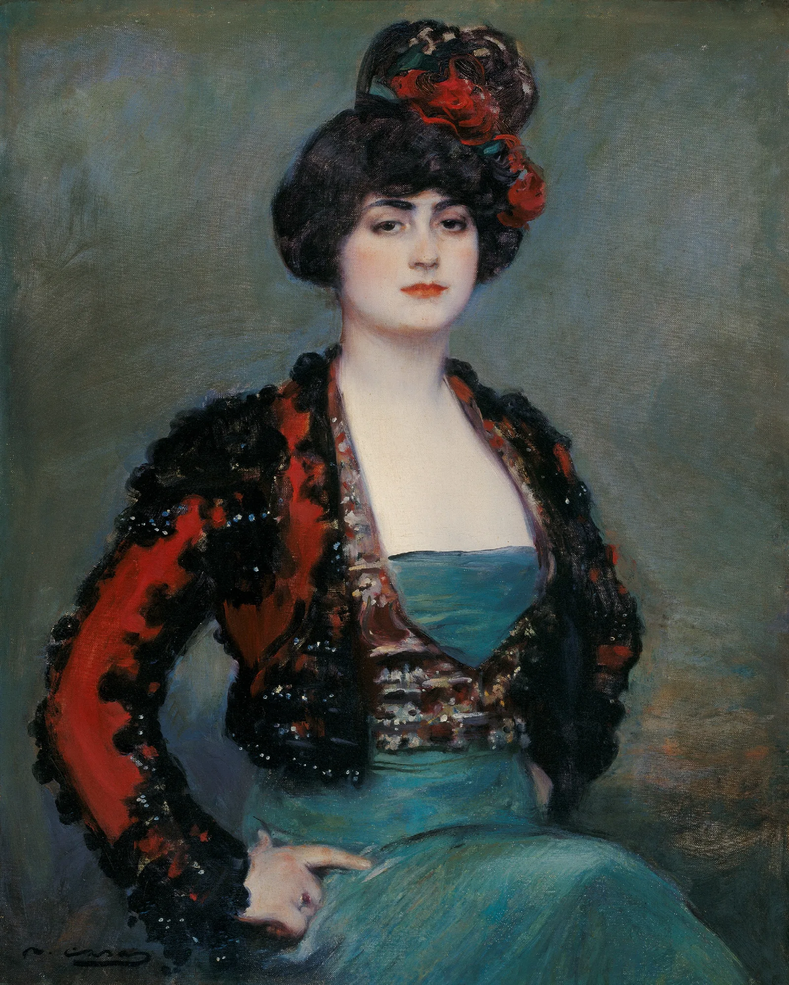 Julia 2 Wall Art by Ramón Casas - Canvas Print