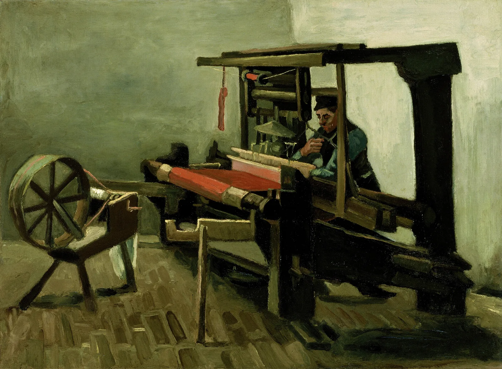 Weaver Wall Art by Vincent van Gogh - Canvas Print