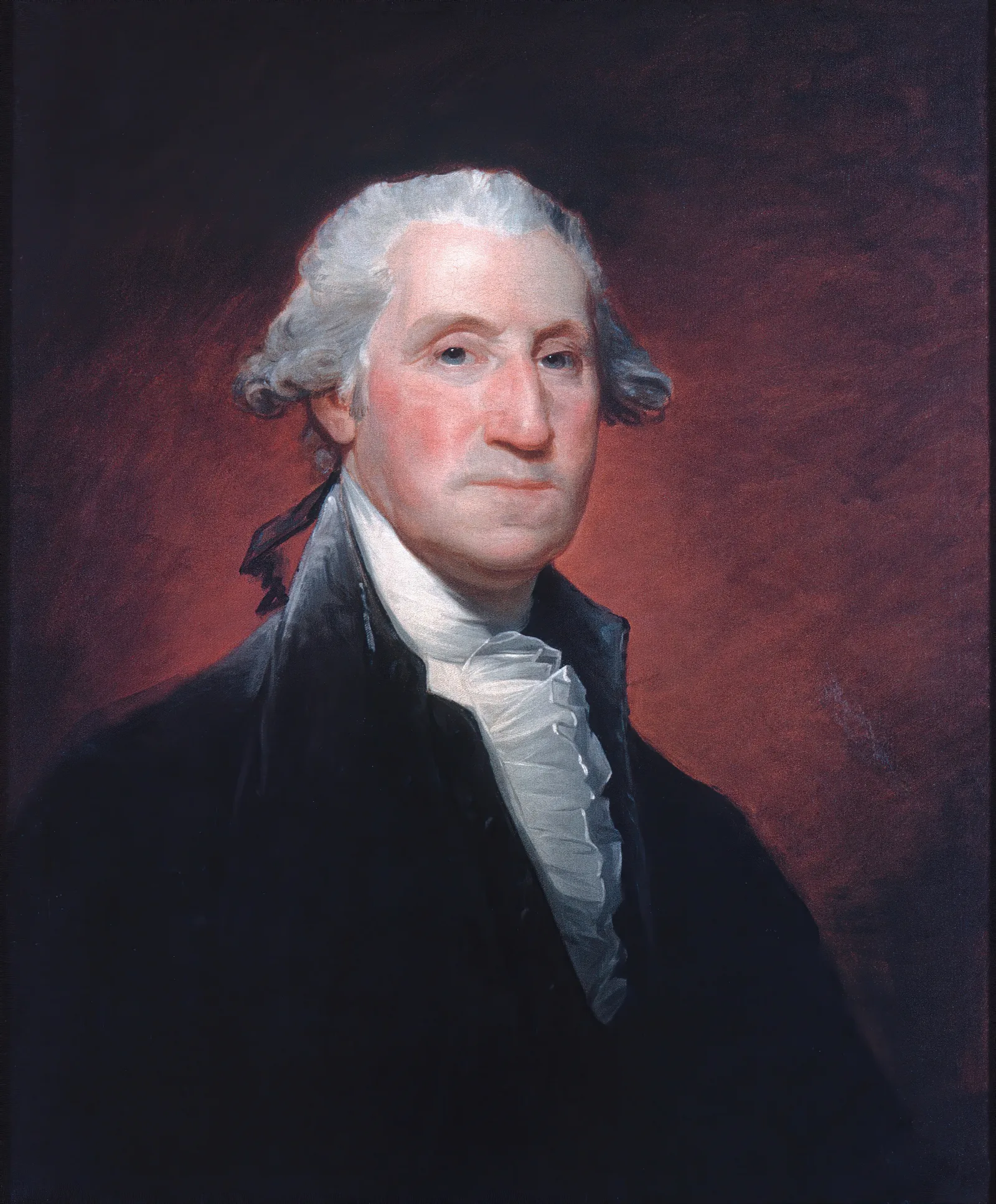 George Washington 12 Wall Art by Gilbert Stuart - Canvas Print