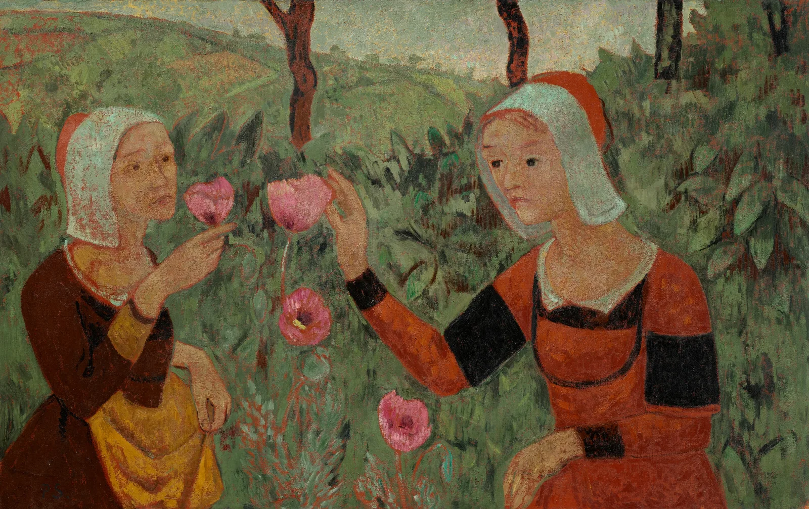 Les Pavots Wall Art by Paul Sérusier - Canvas Print