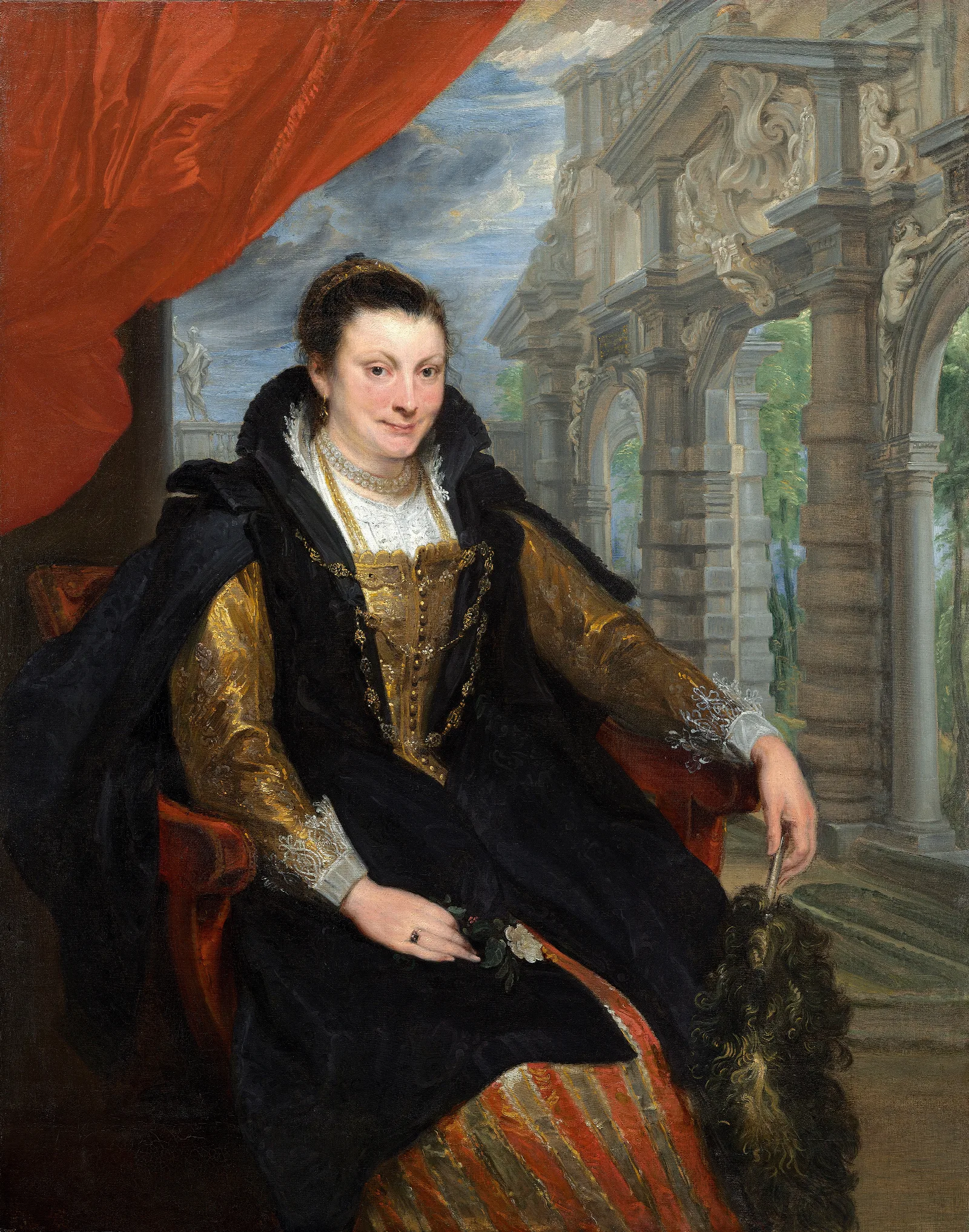 Isabella Brant Wall Art by Anthony van Dyck - Canvas Print