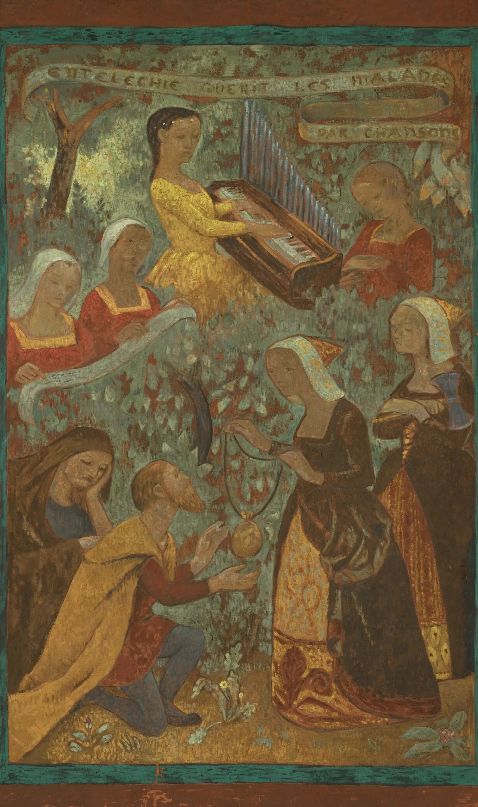 Antilachi Guerit Les Malades Par Chansons Wall Art by Paul Sérusier - Canvas Print