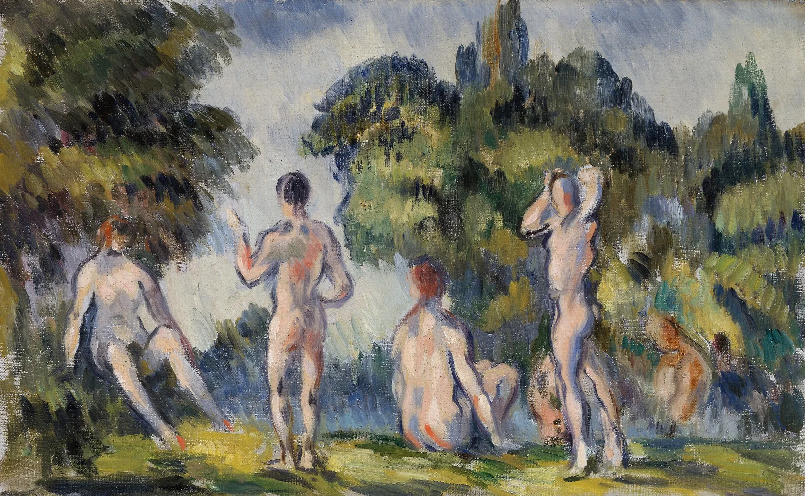 Bathers Wall Art by Paul Cézanne - Canvas Print