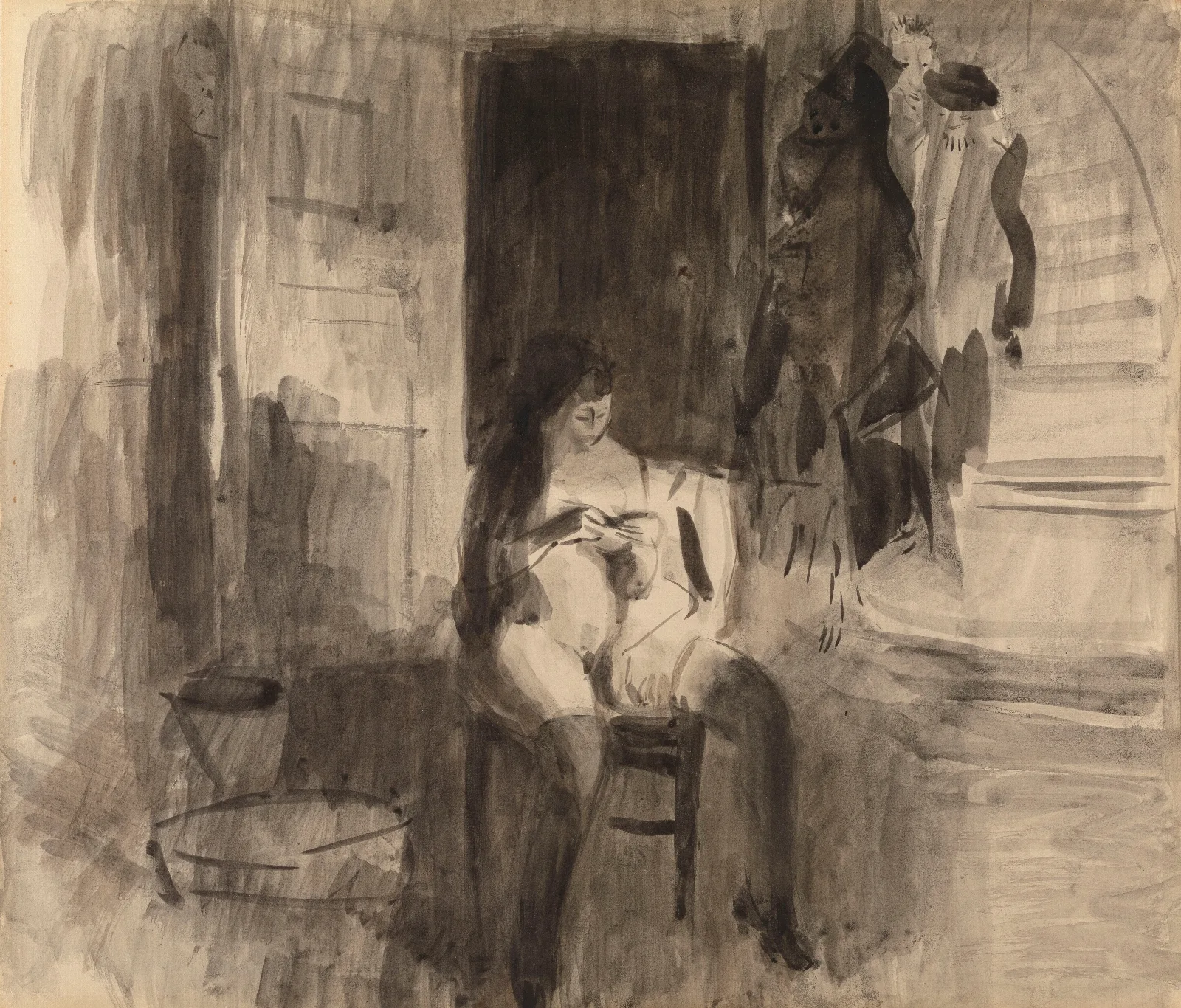 Susanna And The Elders 25 Wall Art by Rik Wouters - Canvas Print
