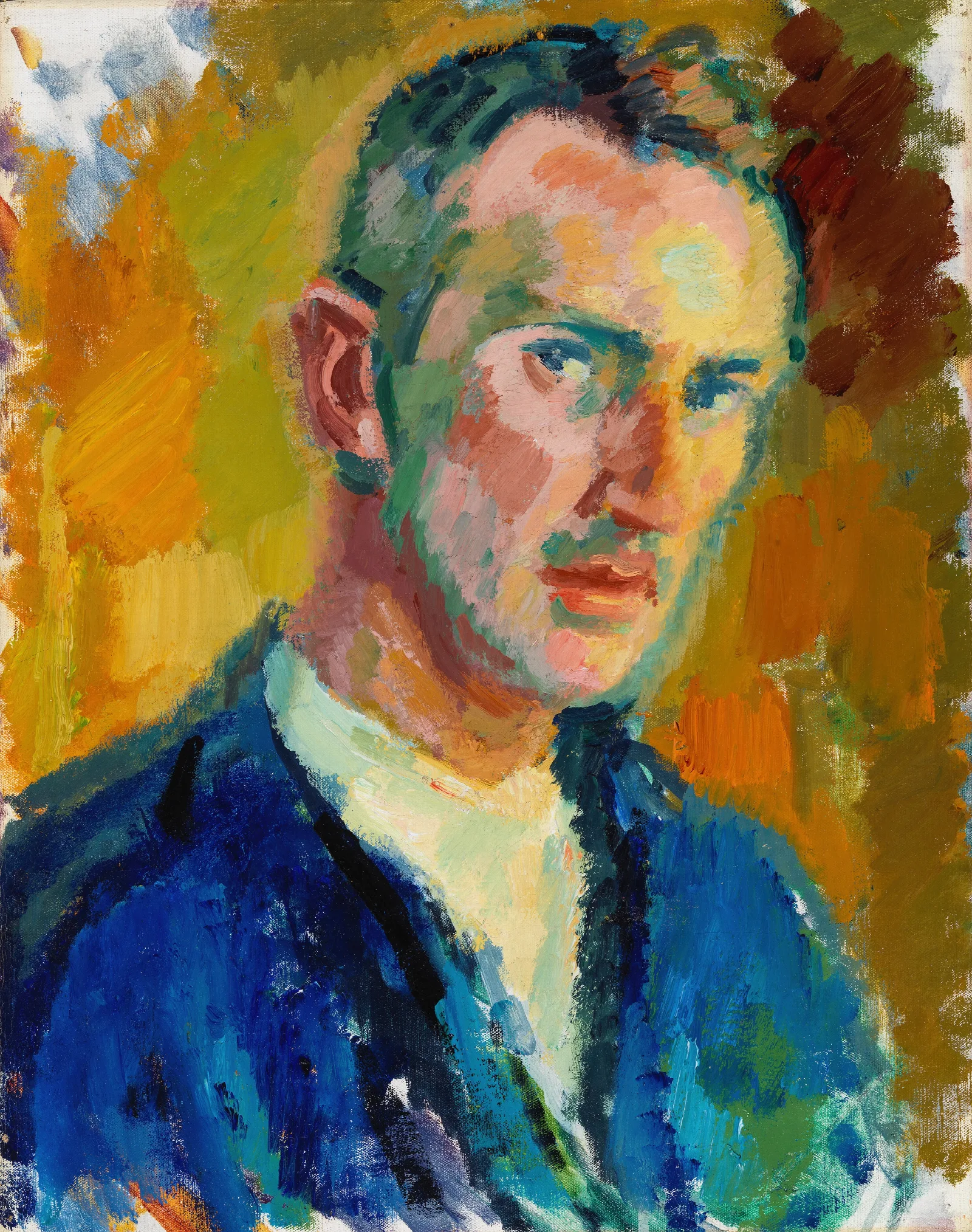 Self Portrait 239 Wall Art by Magnus Enckell - Canvas Print