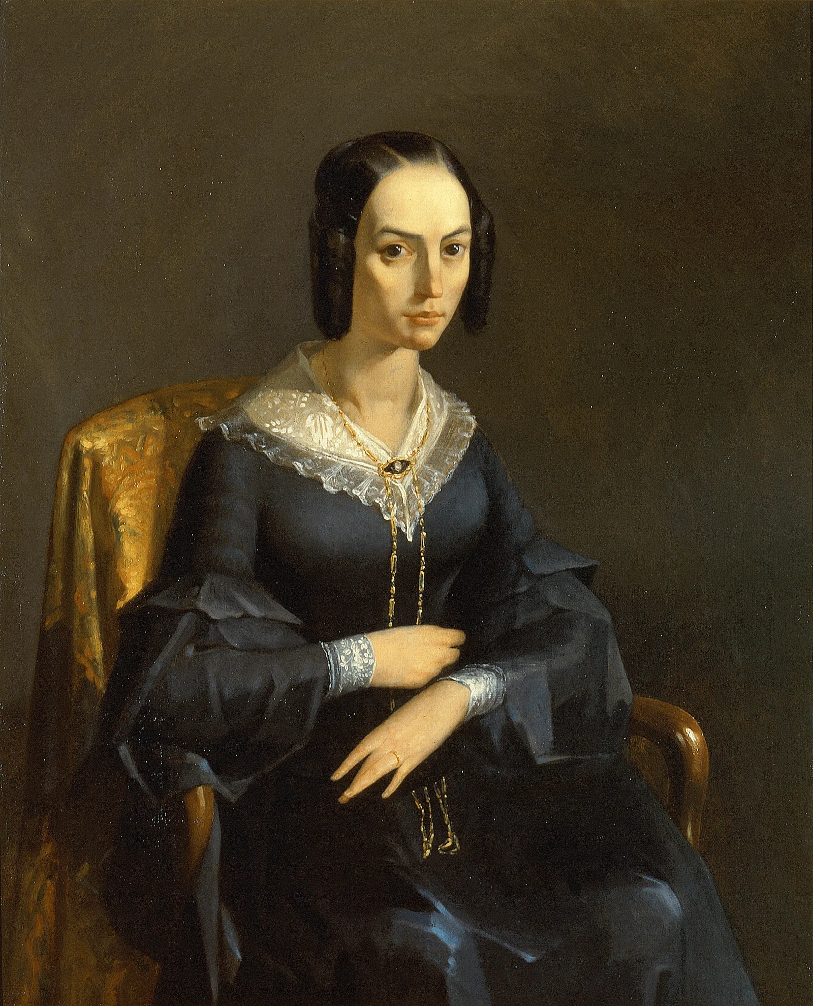 Madame Valmont Wall Art by Jean-François Millet - Canvas Print