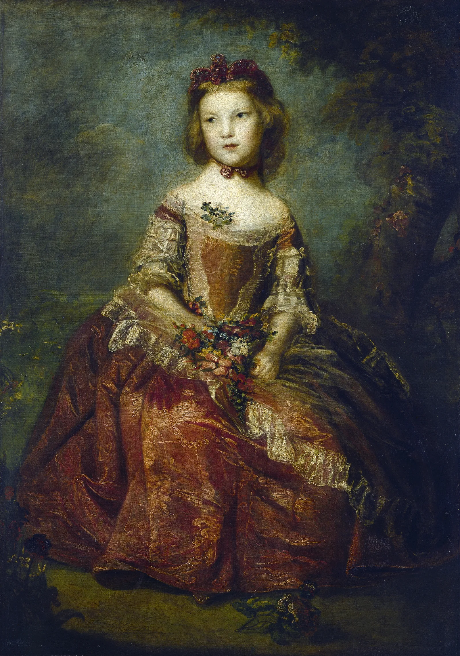Lady Elizabeth Hamilton Wall Art by Sir Joshua Reynolds - Canvas Print