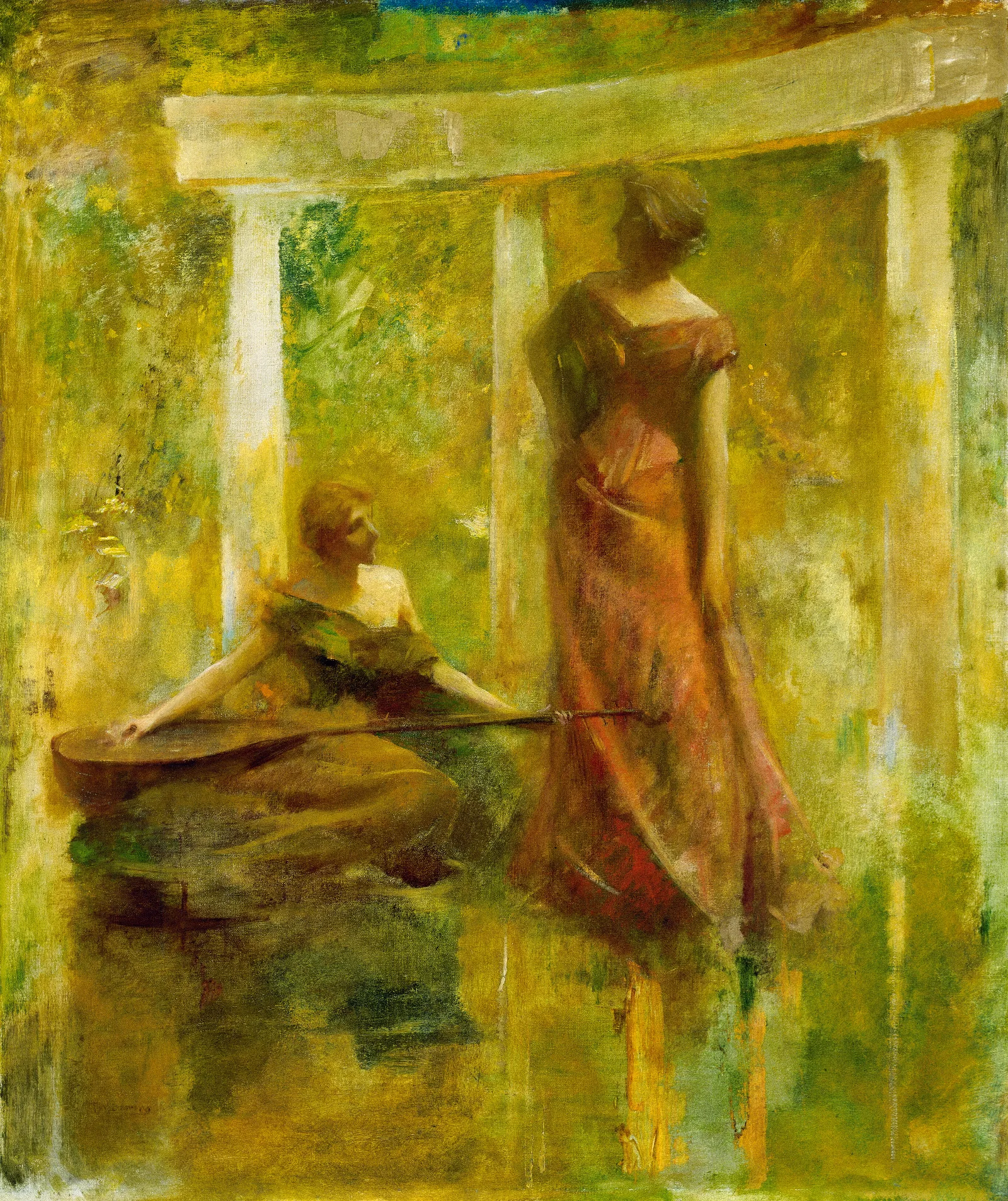 Music Wall Art by Thomas Wilmer Dewing - Canvas Print