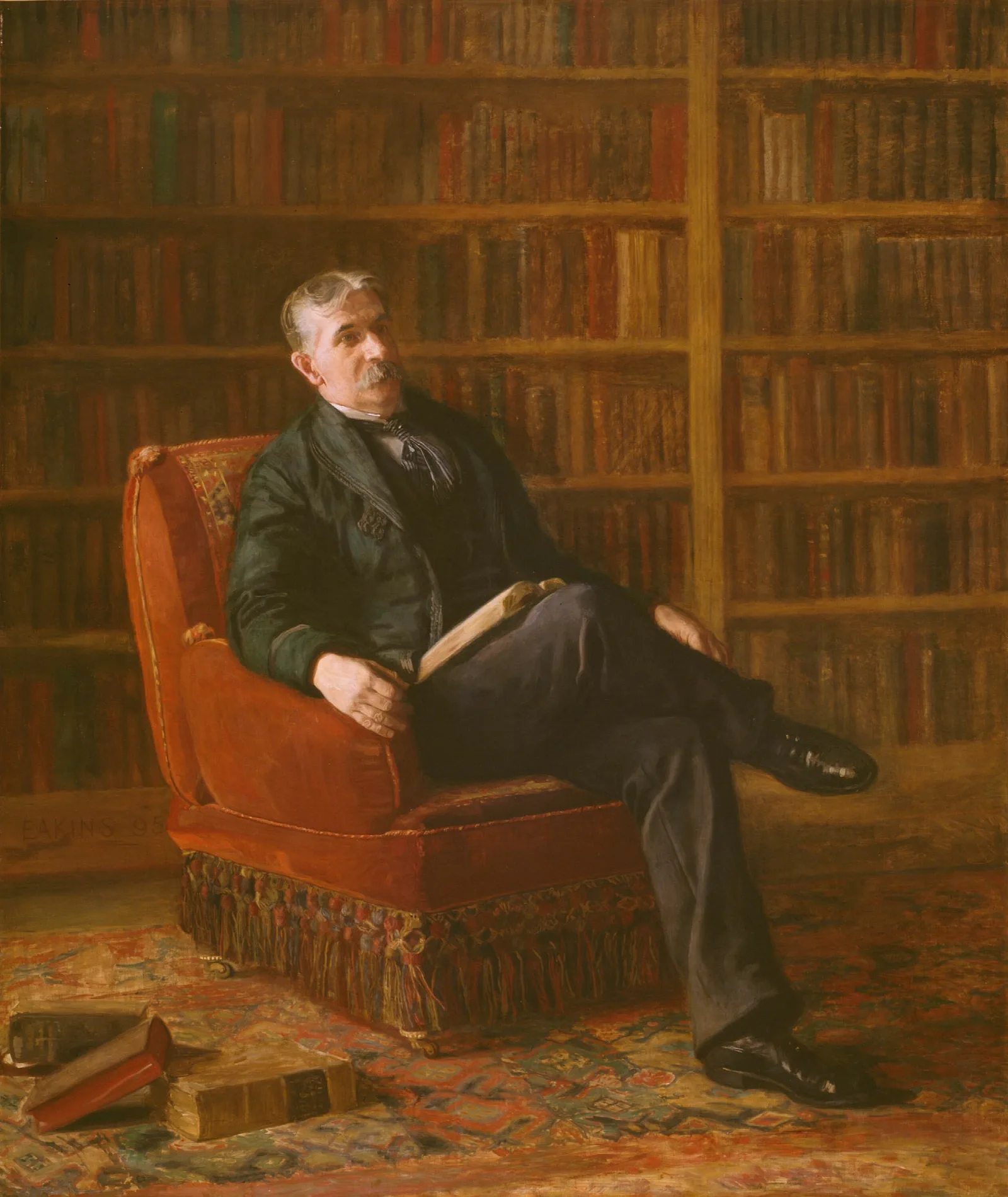 Riter Fitzgerald Wall Art by Thomas Eakins - Canvas Print