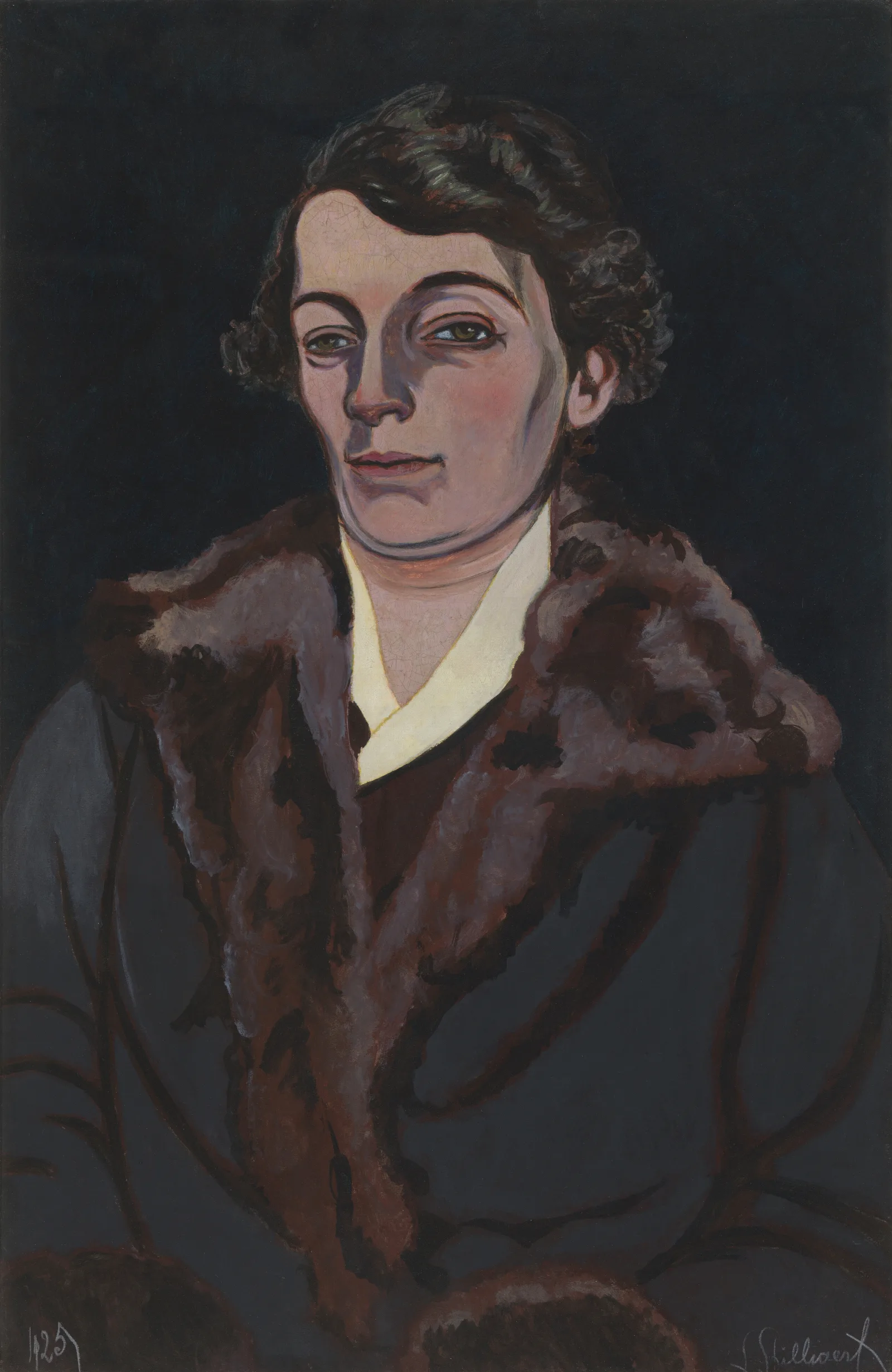 Portret Van Mevrouw Storck Hertoghe Wall Art by Léon Spilliaert - Canvas Print