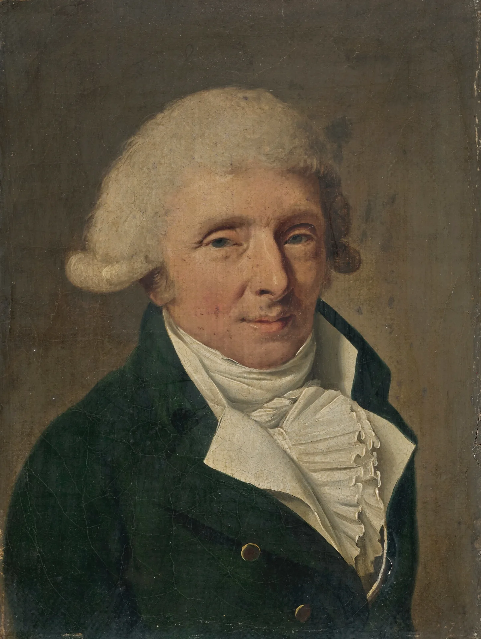 Portrait Of A Man Wearing A Wig 3 Wall Art by Louis-Léopold Boilly - Canvas Print