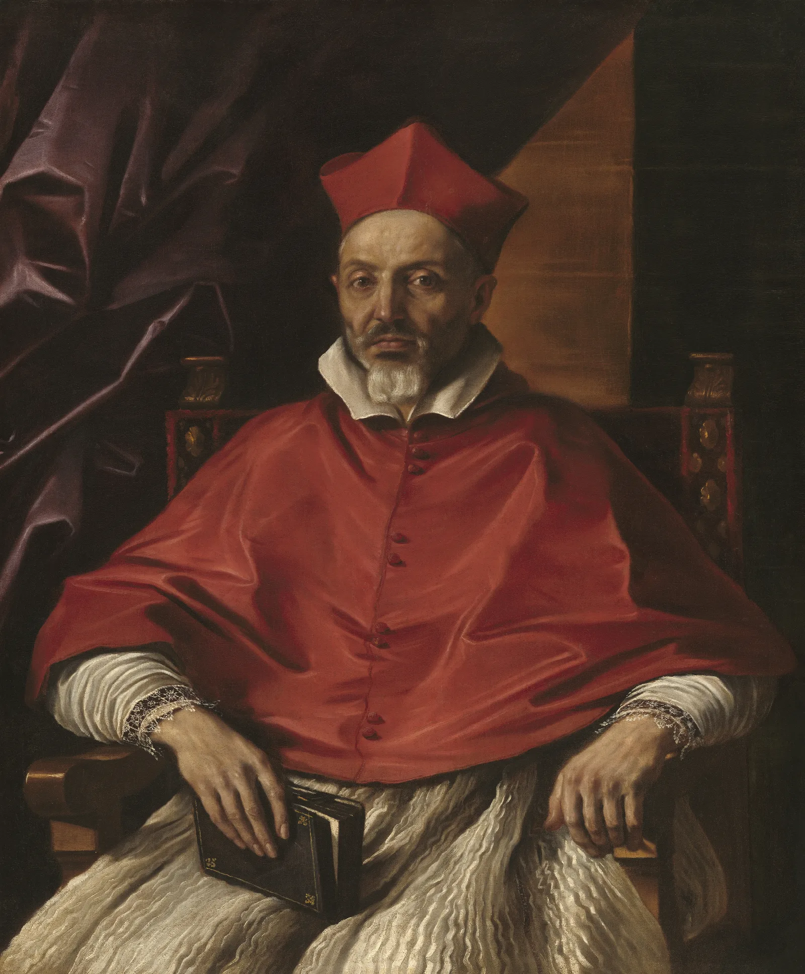 Cardinal Francesco Cennini Wall Art by Guercino - Canvas Print