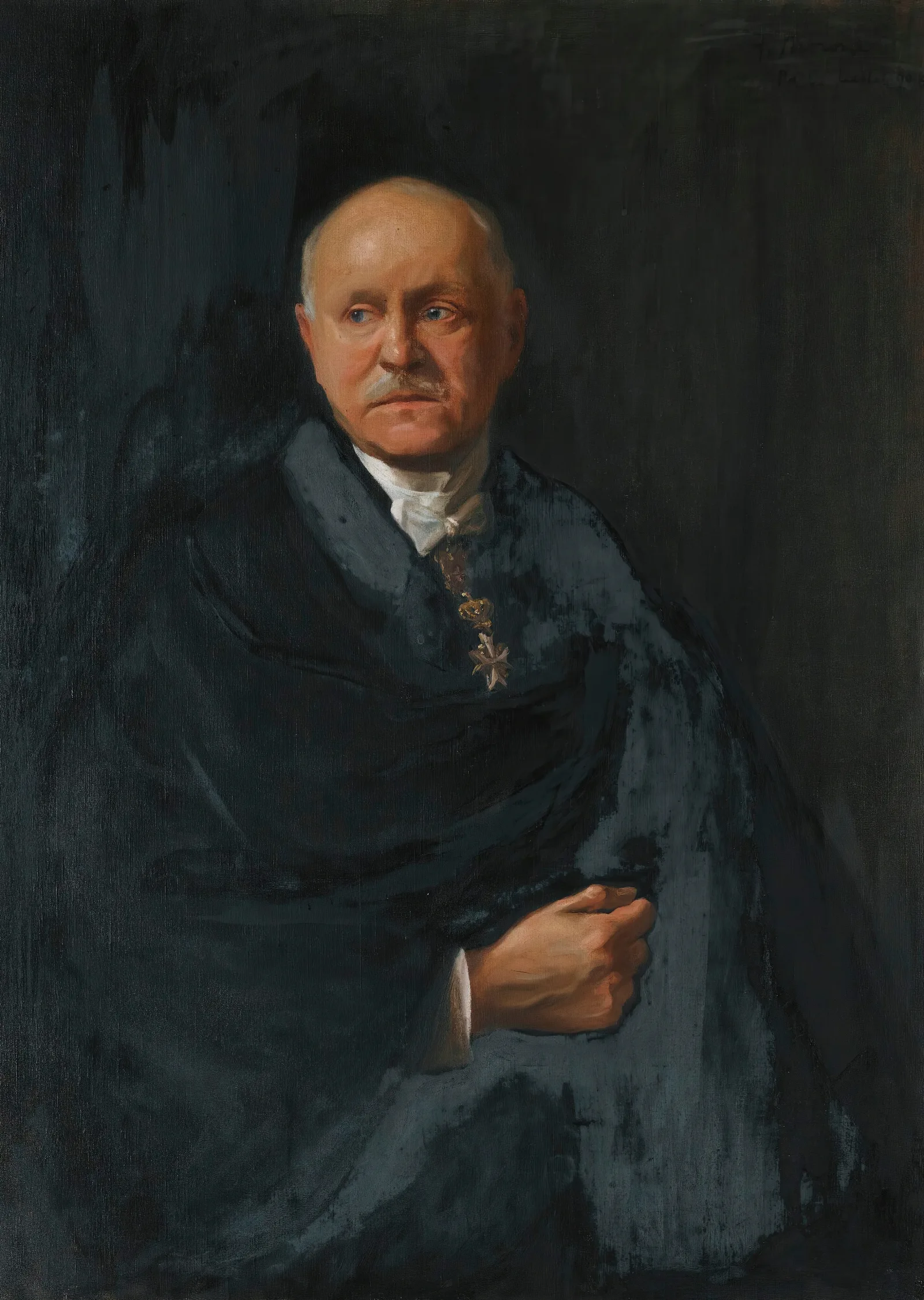 Portrait Of Monsieur Moroni Wall Art by Philip Alexius de László - Canvas Print