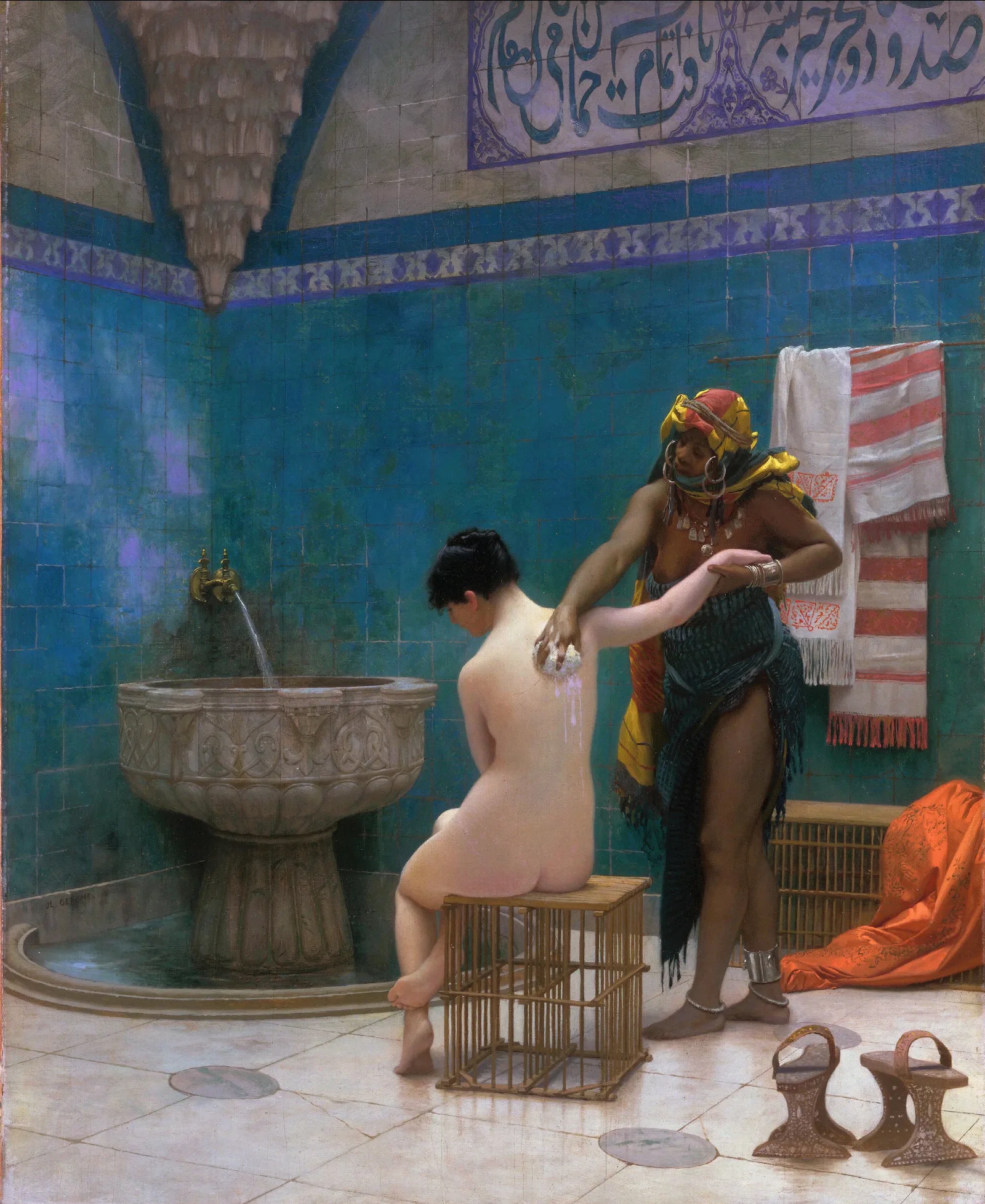 The Bath 3 Wall Art by Jean-Léon Gérôme - Canvas Print