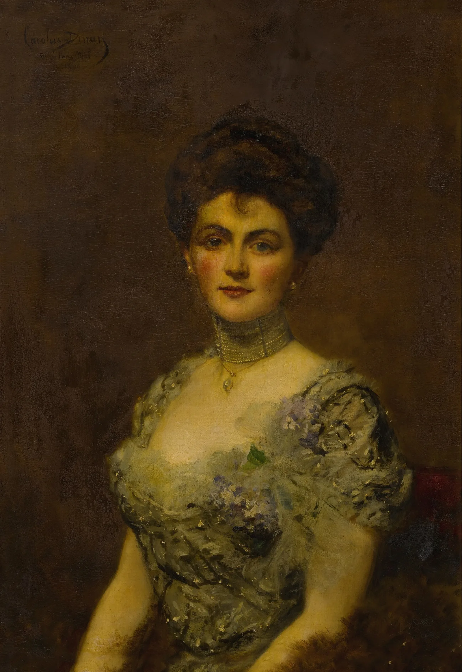 Portrait Of A Woman 99 Wall Art by Carolus-Duran - Canvas Print