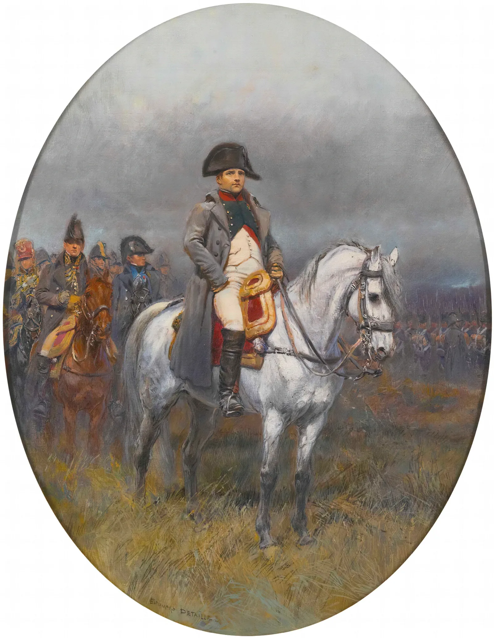 Napoleon On Horseback Wall Art by Jean-Baptiste Édouard Detaille - Canvas Print