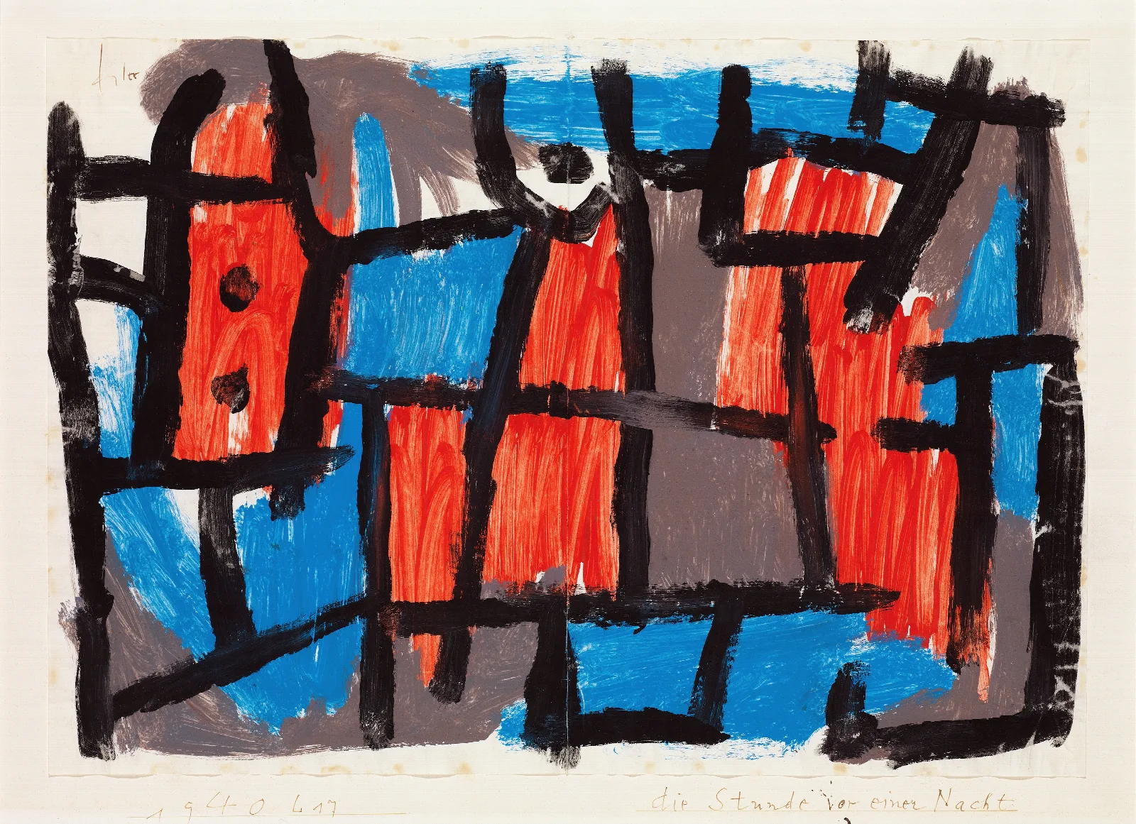 The Hour Before One Night Wall Art by Paul Klee - Canvas Print