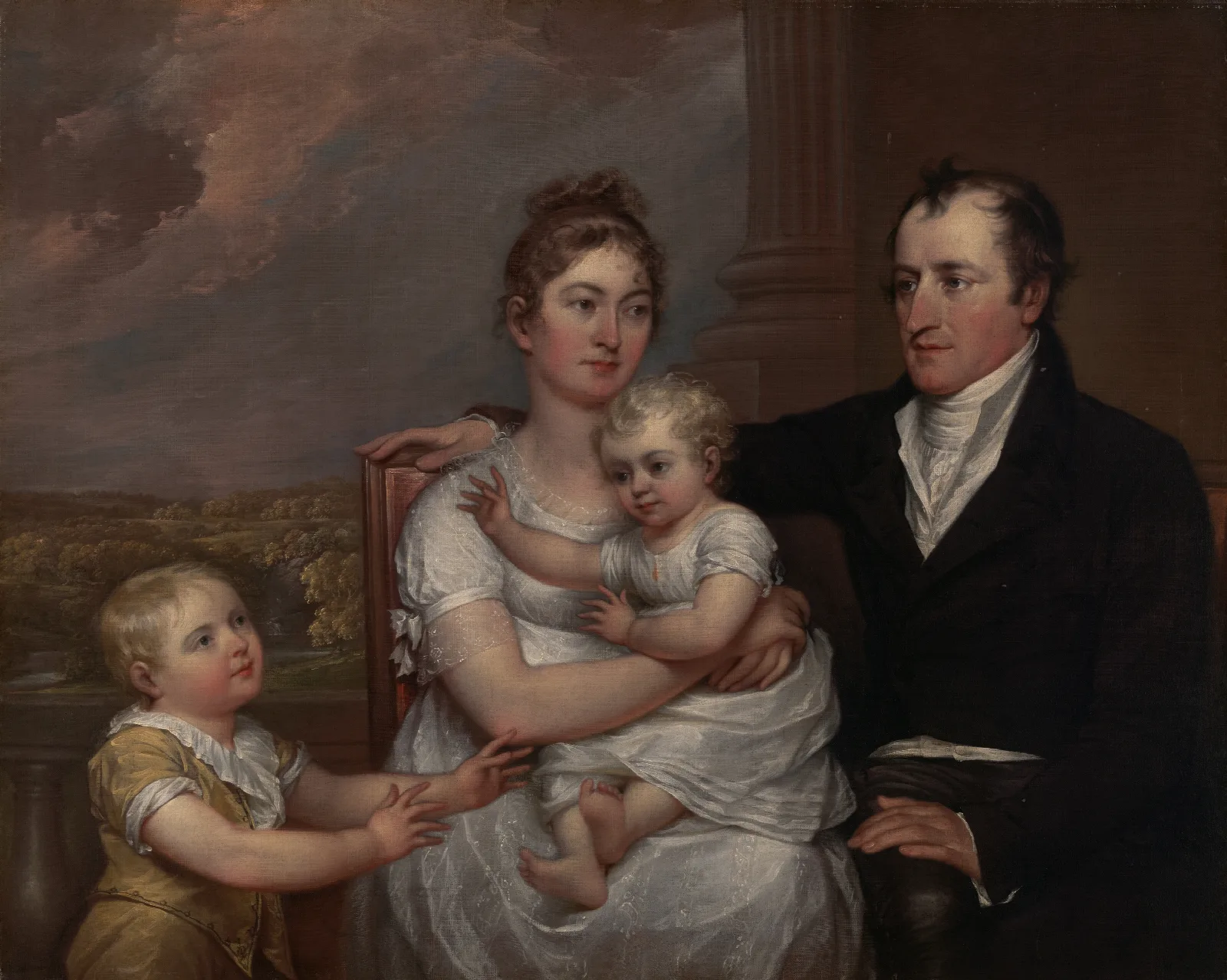 The Vernet Family Wall Art by John Trumbull - Canvas Print