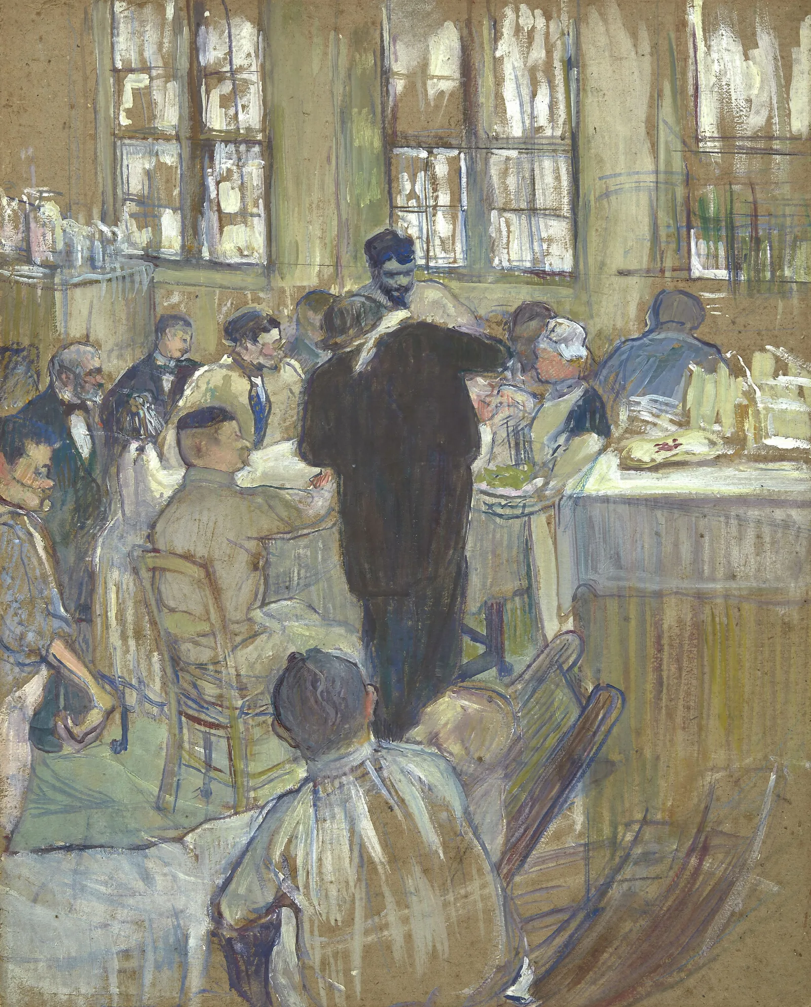 Une Operation Par Le Docteur Pean A Lhopital International Wall Art by Henri de Toulouse-Lautrec - Canvas Print