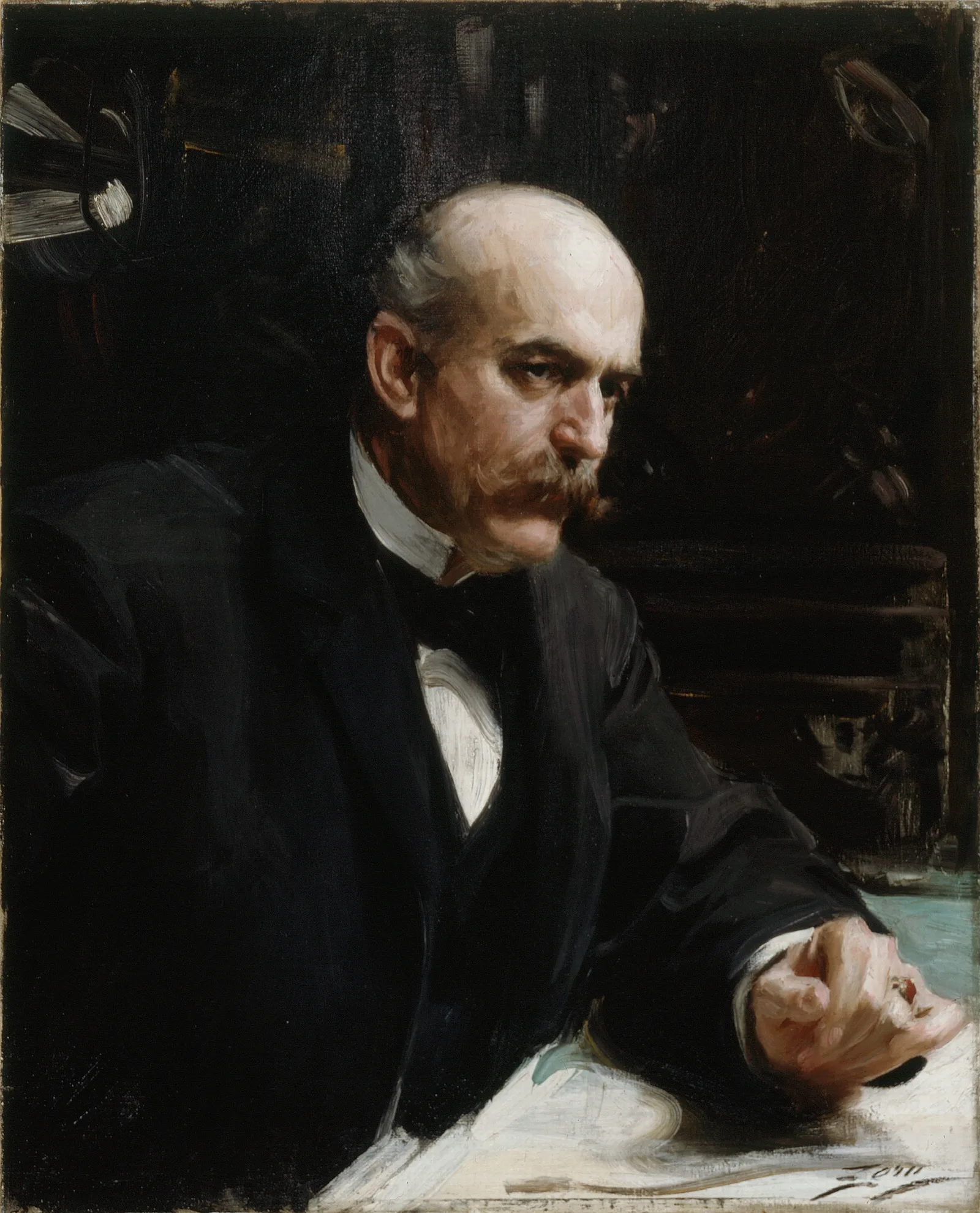 Halsey Cooley Ives Wall Art by Anders Zorn - Canvas Print