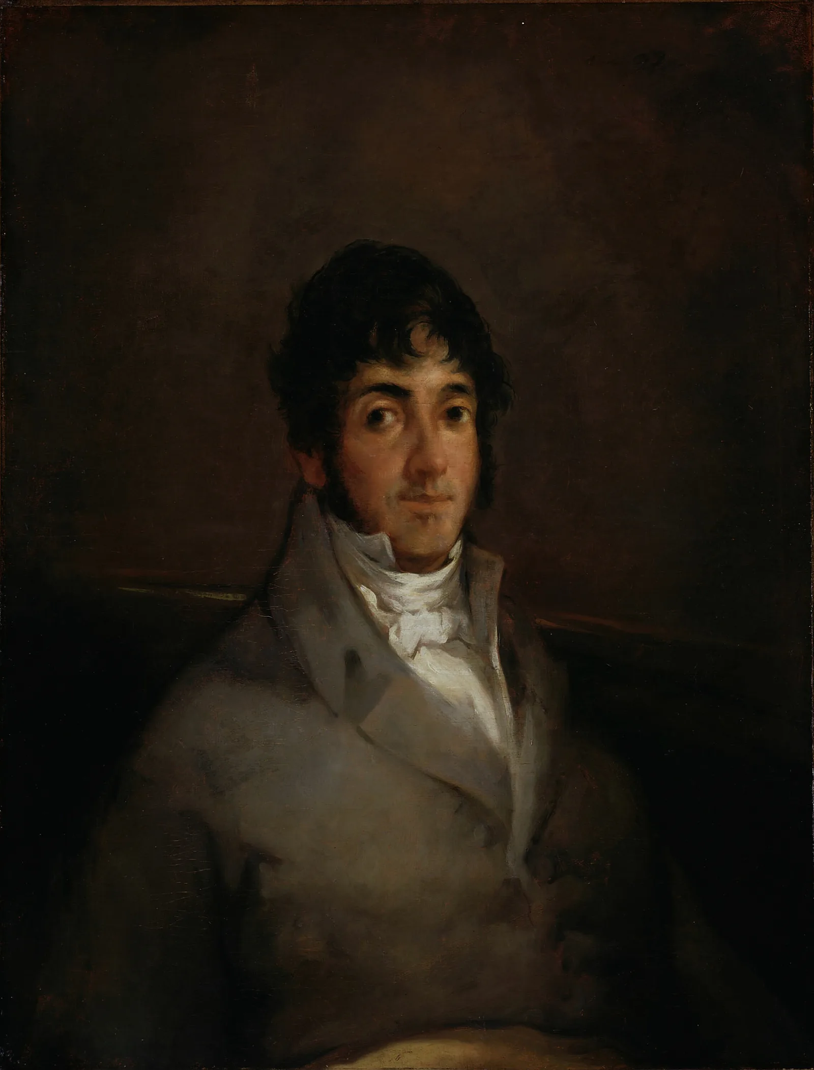 Portrait Of Isidoro Maiquez Wall Art by Francisco de Goya - Canvas Print